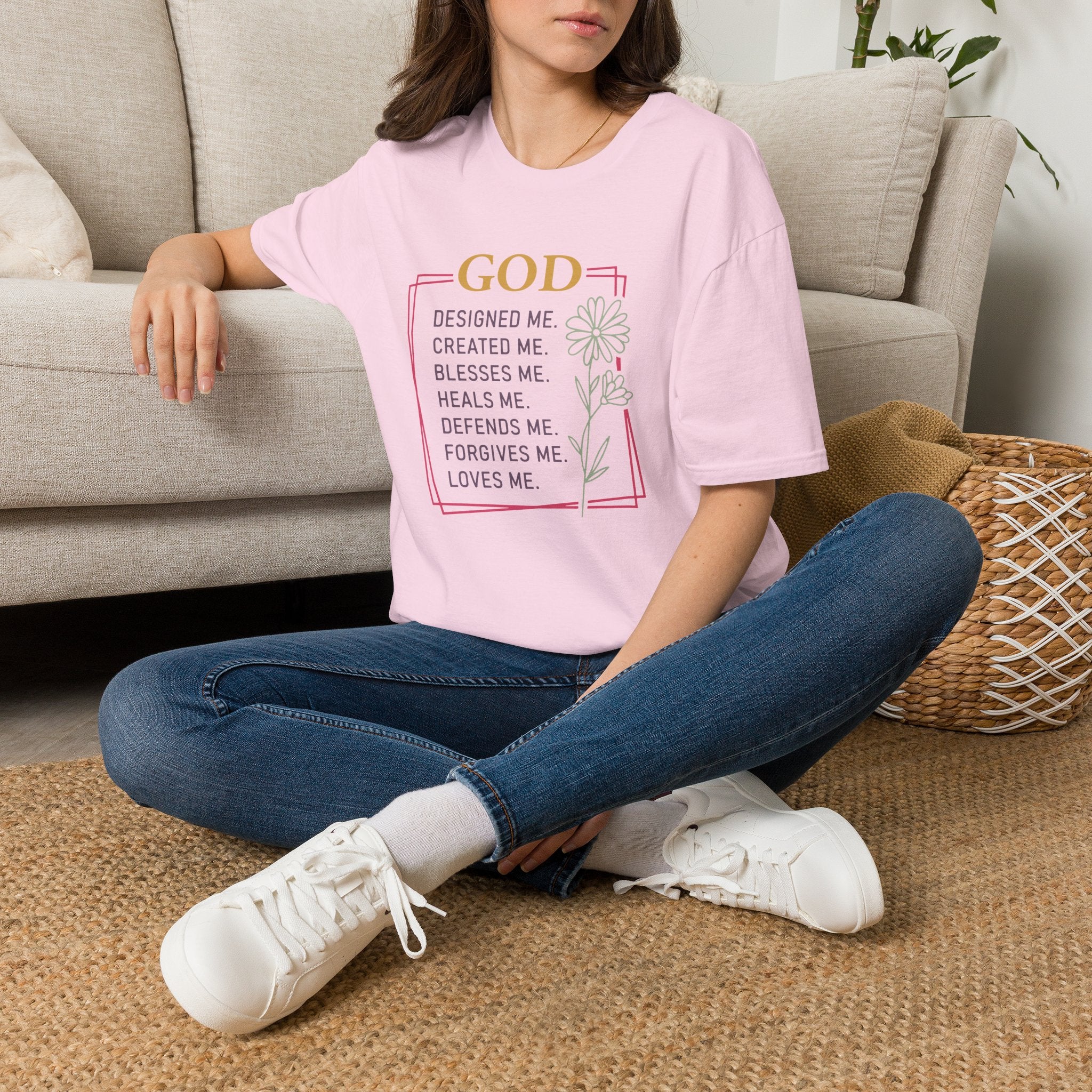 God Designed Me Created Me Blesses Me T-Shirt
