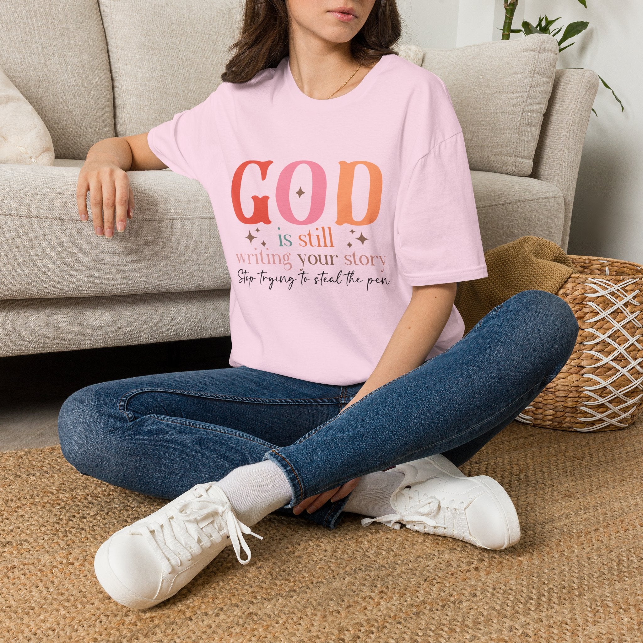 God is Still Writing Your Story T-Shirt | Inspirational Christian Tee