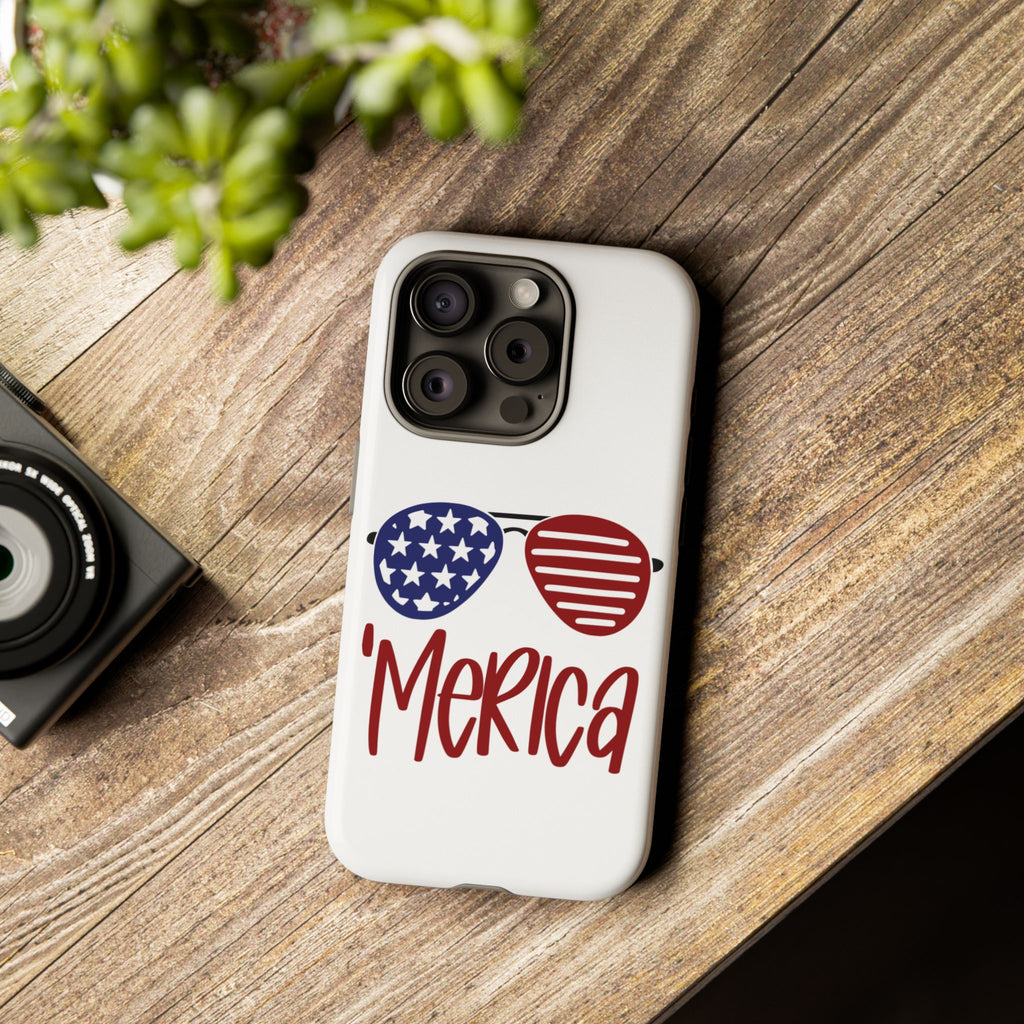 Merica Sunglasses Phone Case | American Flag Aviator Patriotic
