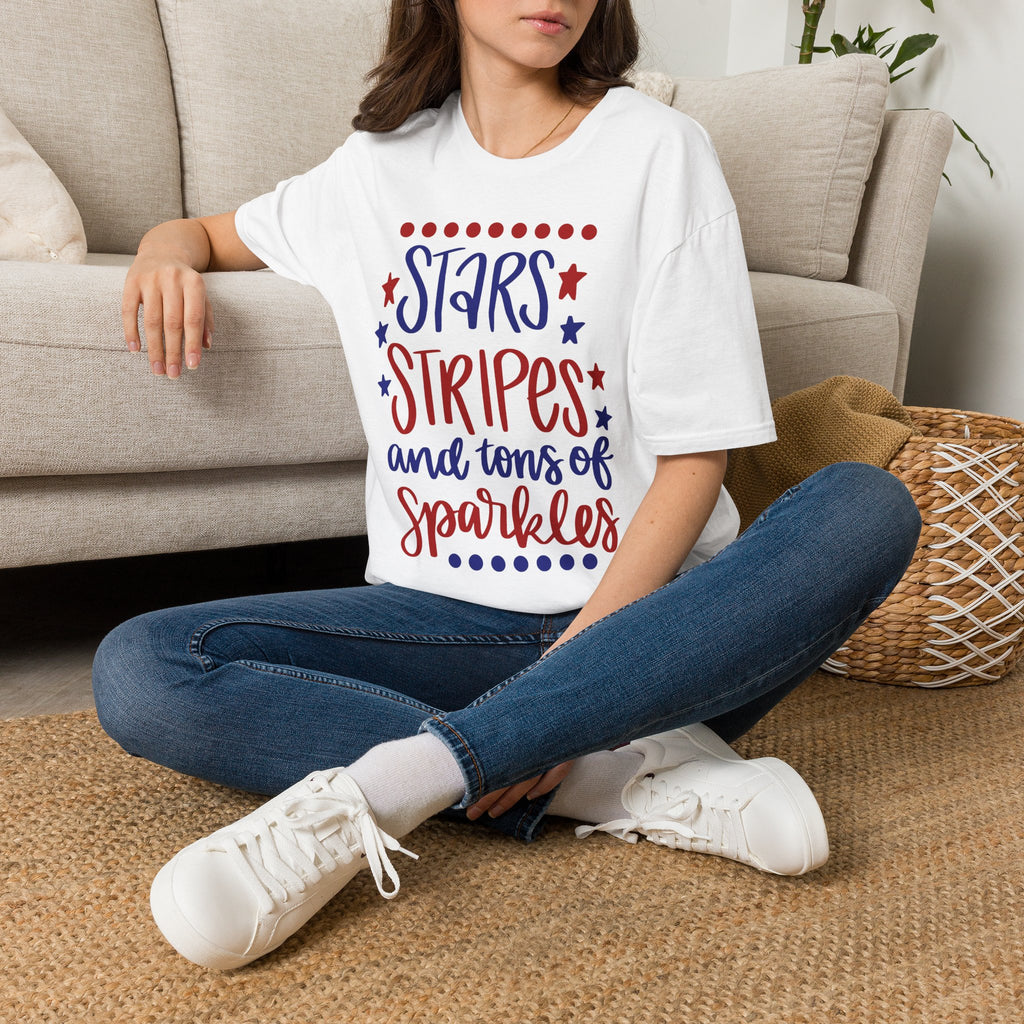 Stars Stripes and Tons of Sparkles T-Shirt