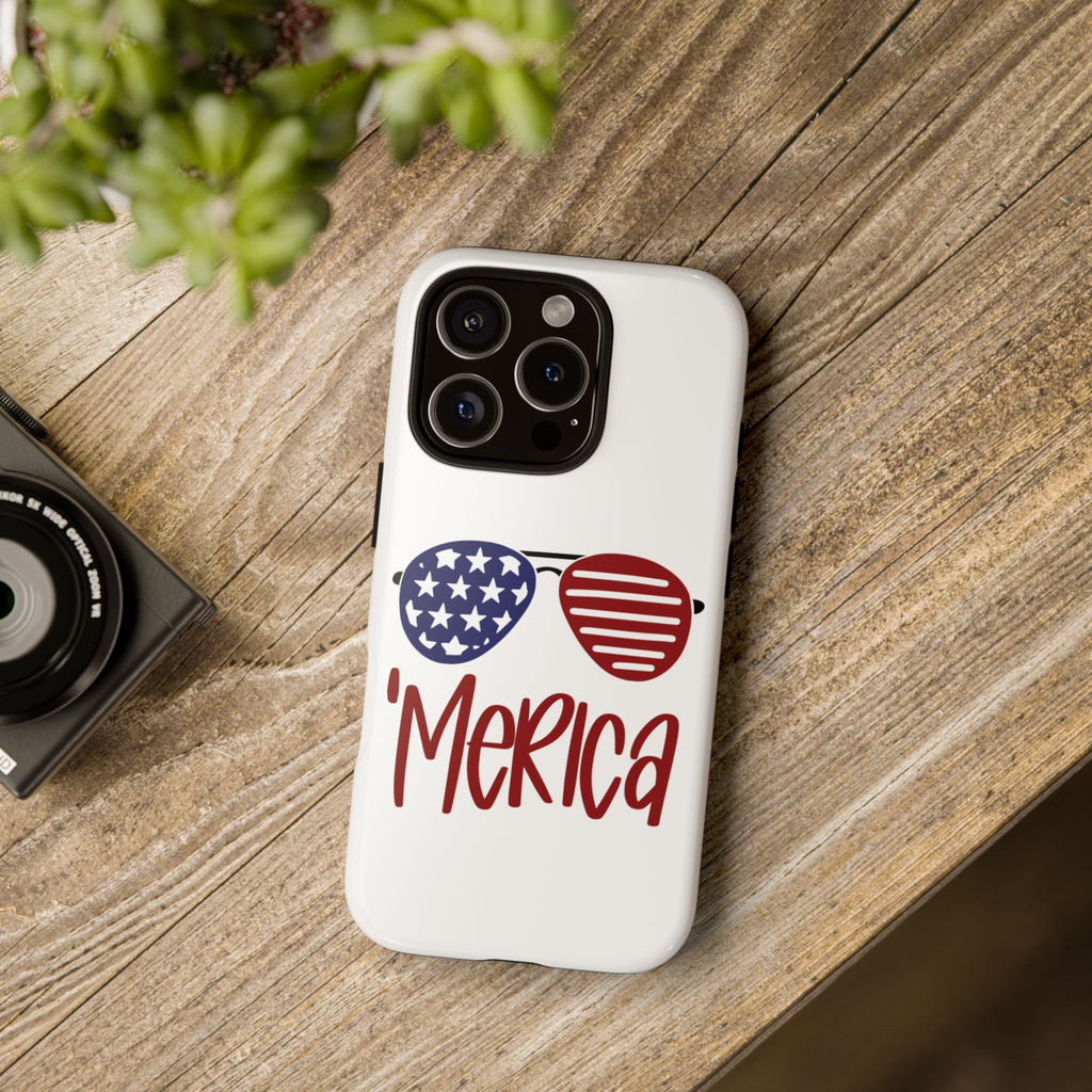 Merica Sunglasses Phone Case | American Flag Aviator Patriotic