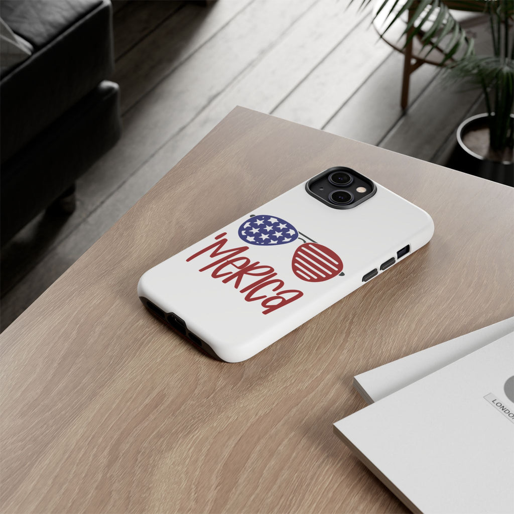 Merica Sunglasses Phone Case | American Flag Aviator Patriotic