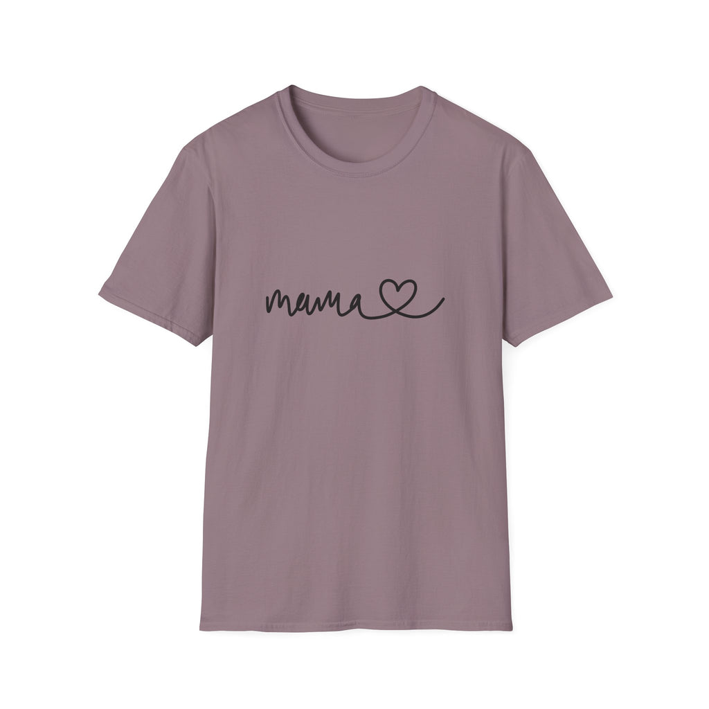 Mama Script Heart T-Shirt