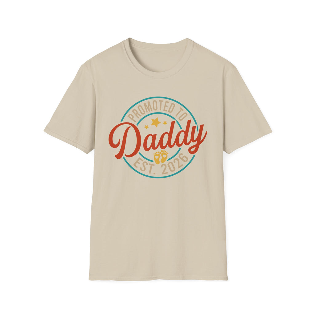 Promoted to Daddy T-Shirt | Baby Announcement Dad Shirt