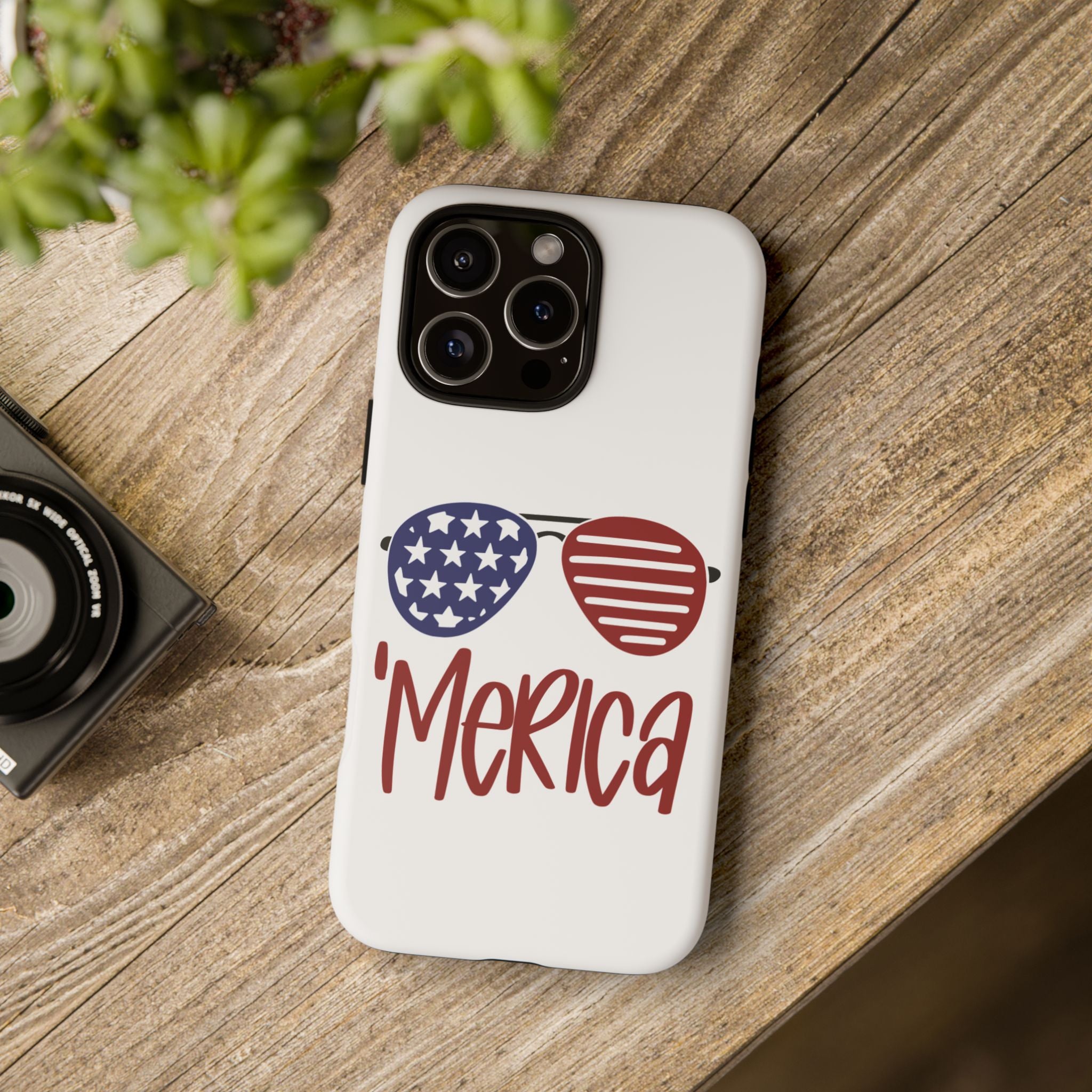 Merica Sunglasses Phone Case | American Flag Aviator Patriotic