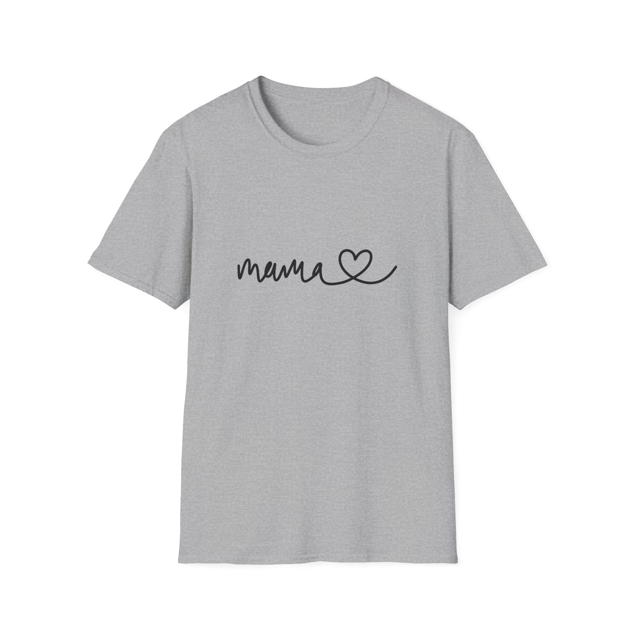 Mama Script Heart T-Shirt