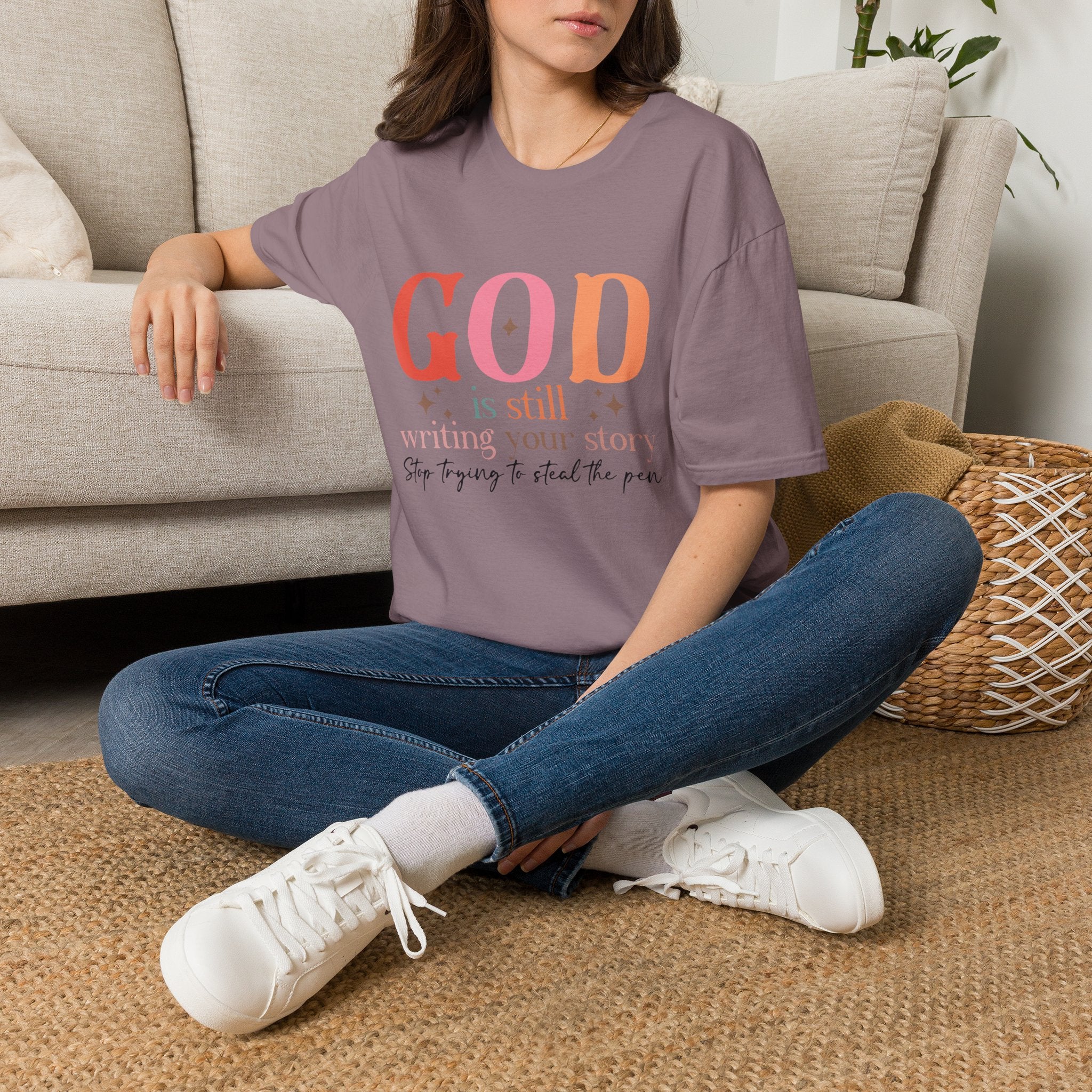 God is Still Writing Your Story T-Shirt | Inspirational Christian Tee