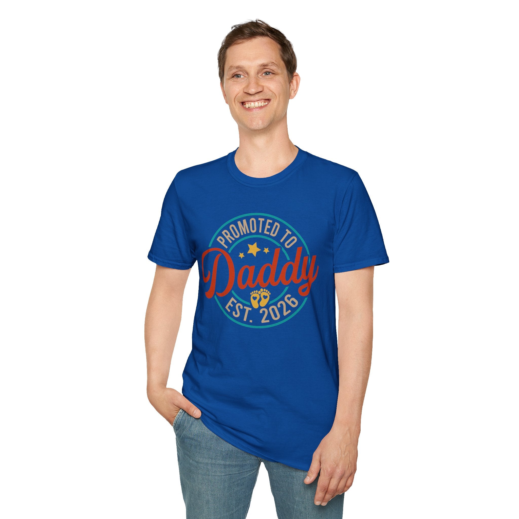 Promoted to Daddy T-Shirt | Baby Announcement Dad Shirt