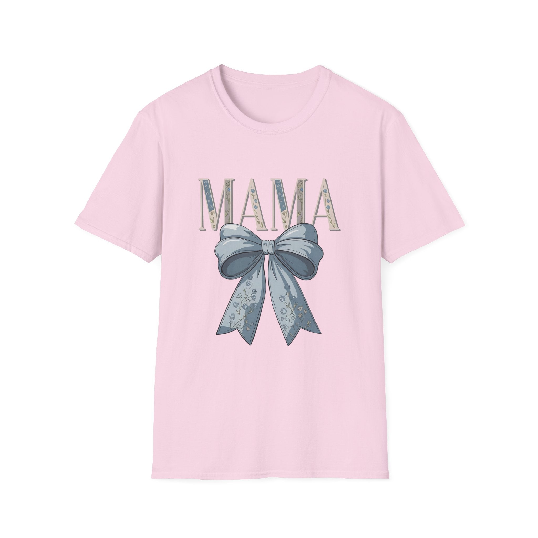 Mama with Blue Ribbon T-Shirt