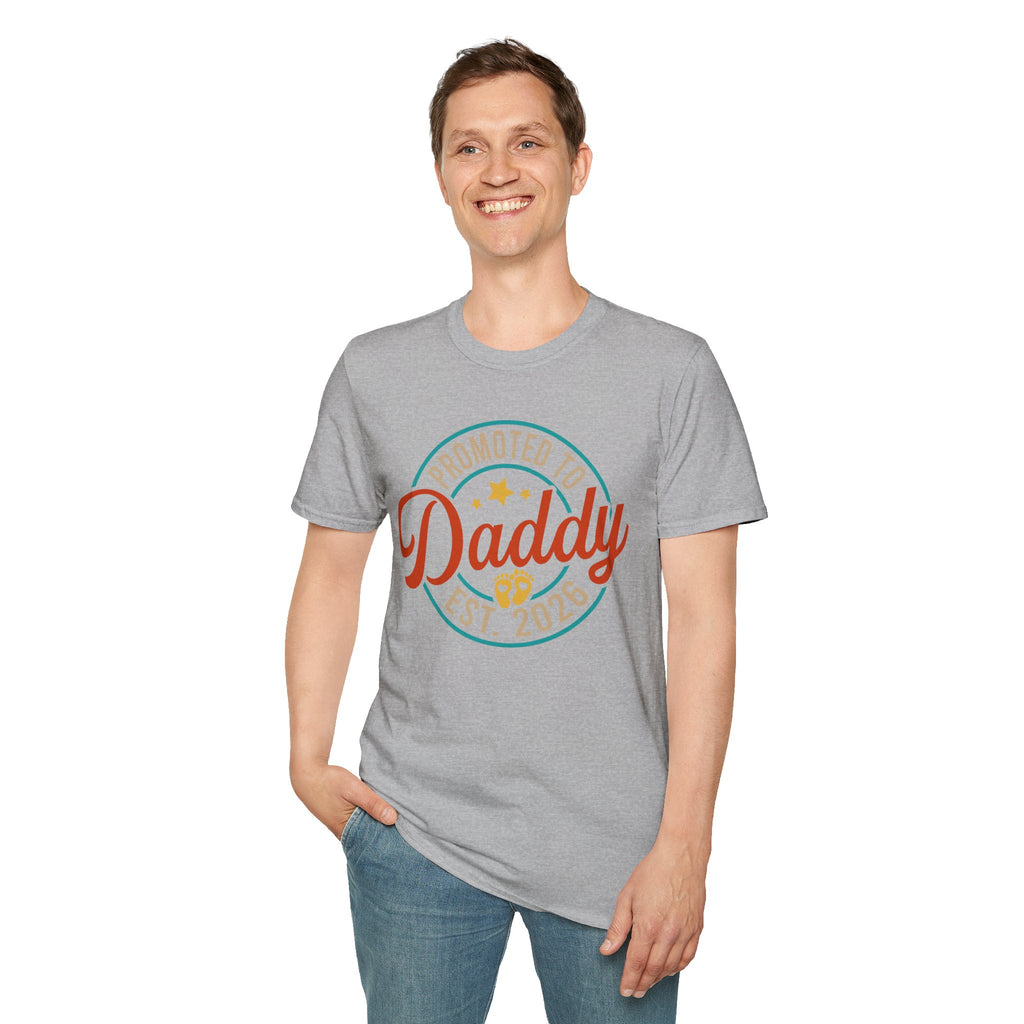 Promoted to Daddy T-Shirt | Baby Announcement Dad Shirt