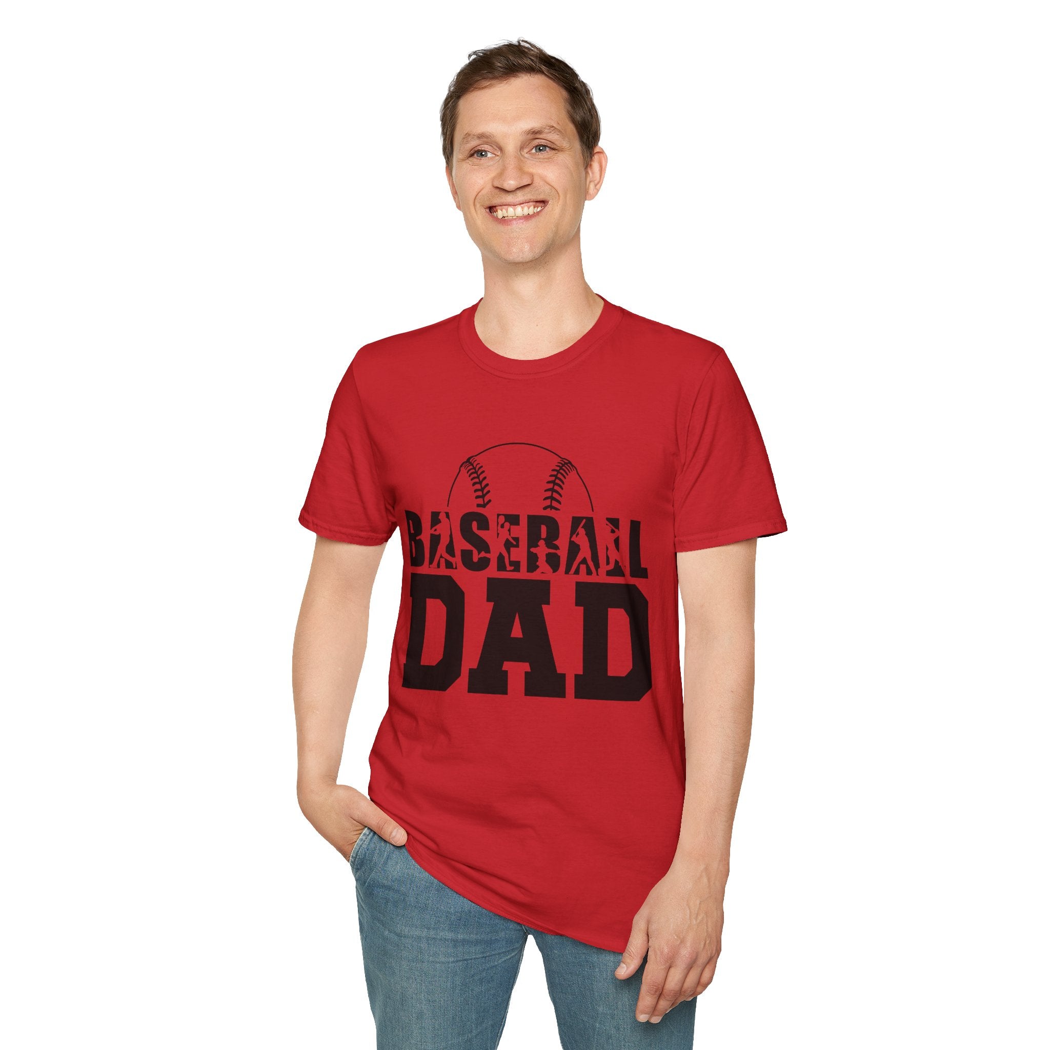 Baseball Dad T-Shirt | Baseball Graphic, Sports Family Tee