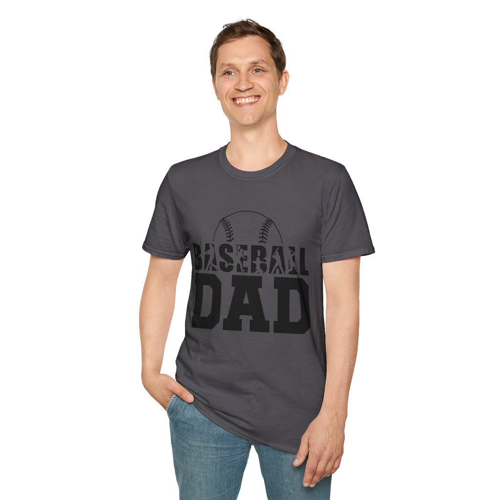 Baseball Dad T-Shirt | Baseball Graphic, Sports Family Tee
