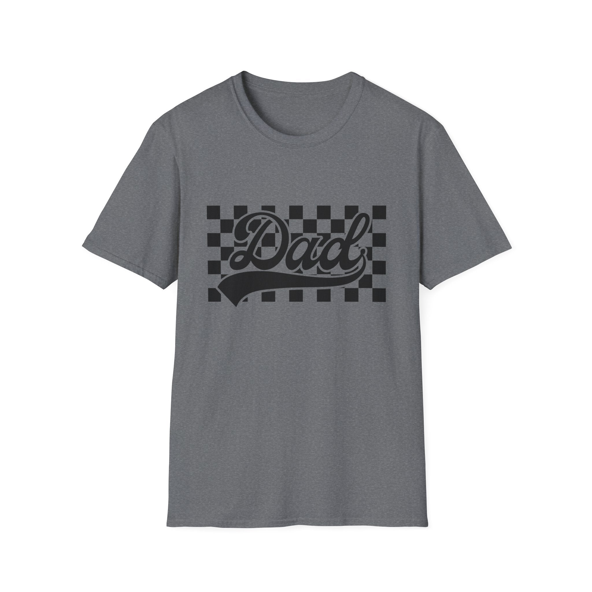 Dad Checkerboard Script T-Shirt