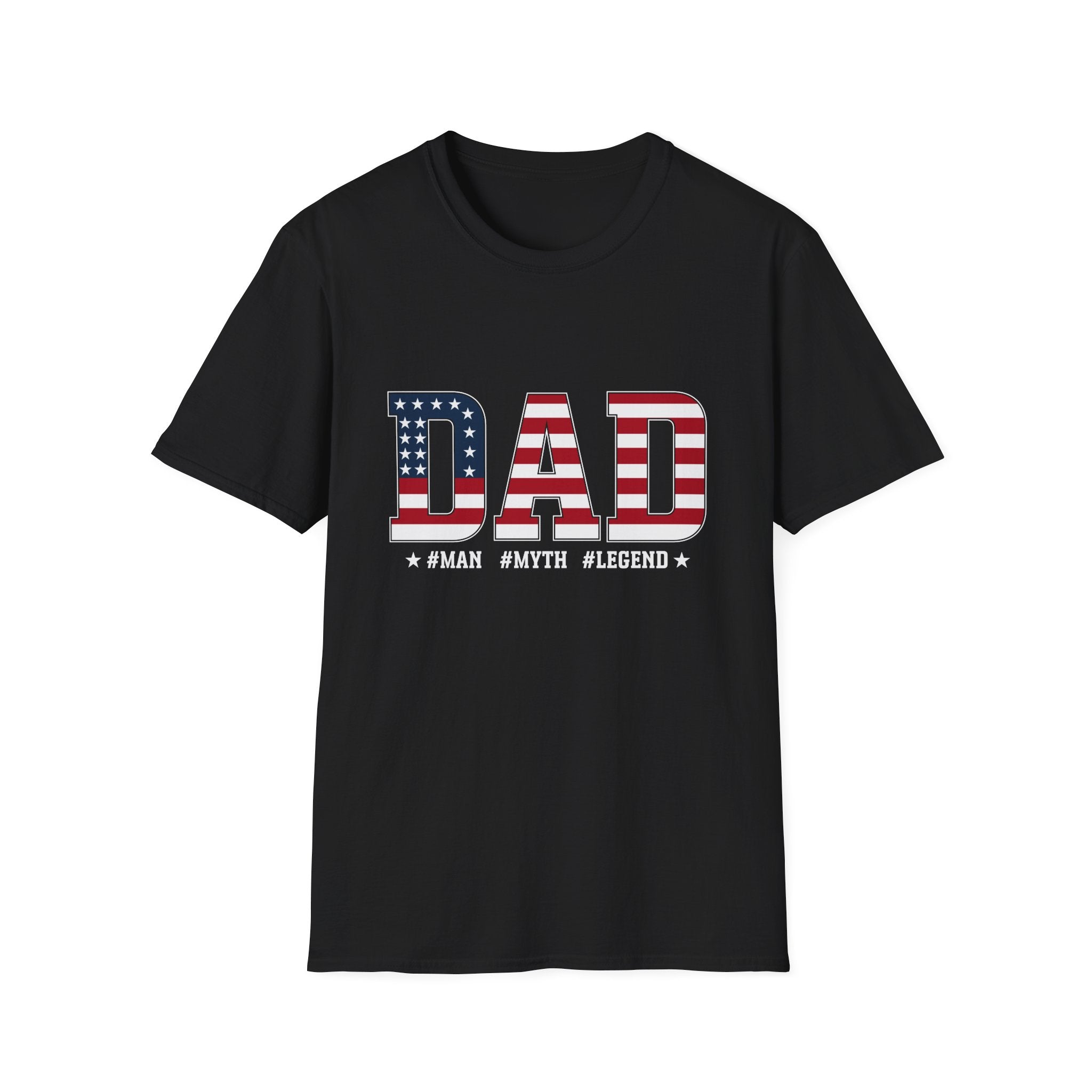 American Flag DAD T-Shirt