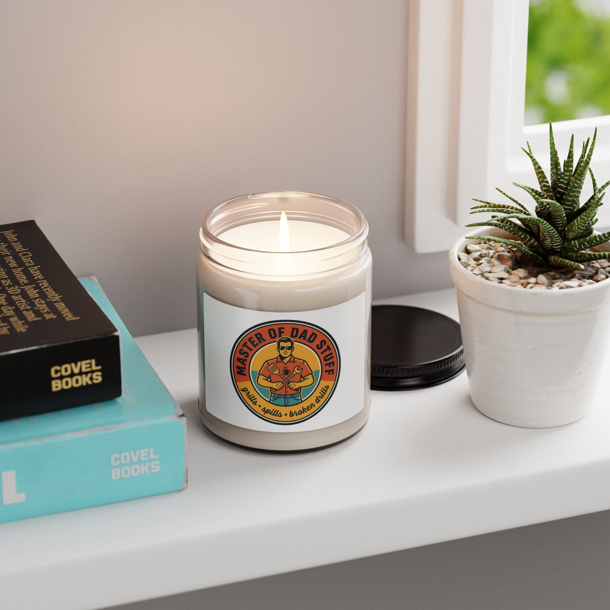 Master of Dad Stuff Candle Soy Candle | Fathers Day Retro Dad Humor