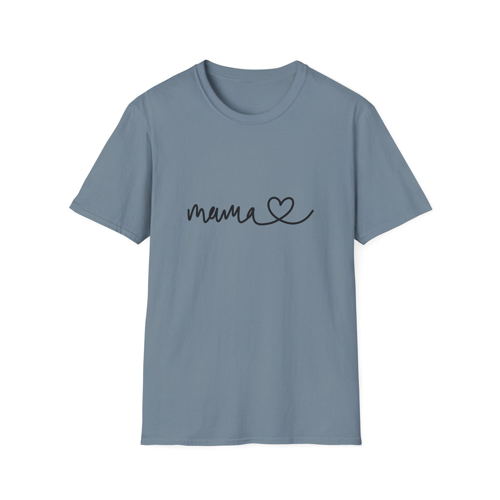 Mama Script Heart T-Shirt