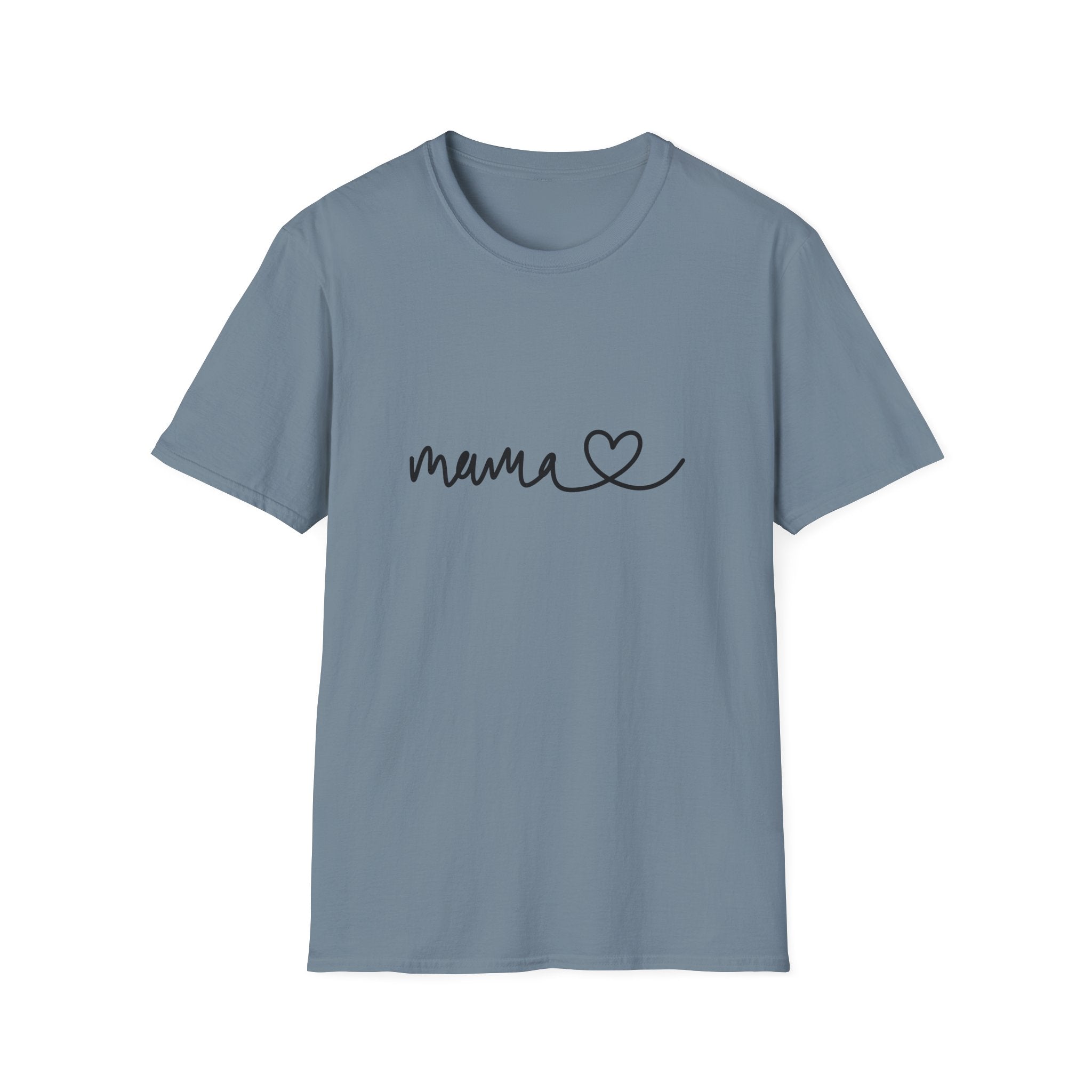 Mama Script Heart T-Shirt
