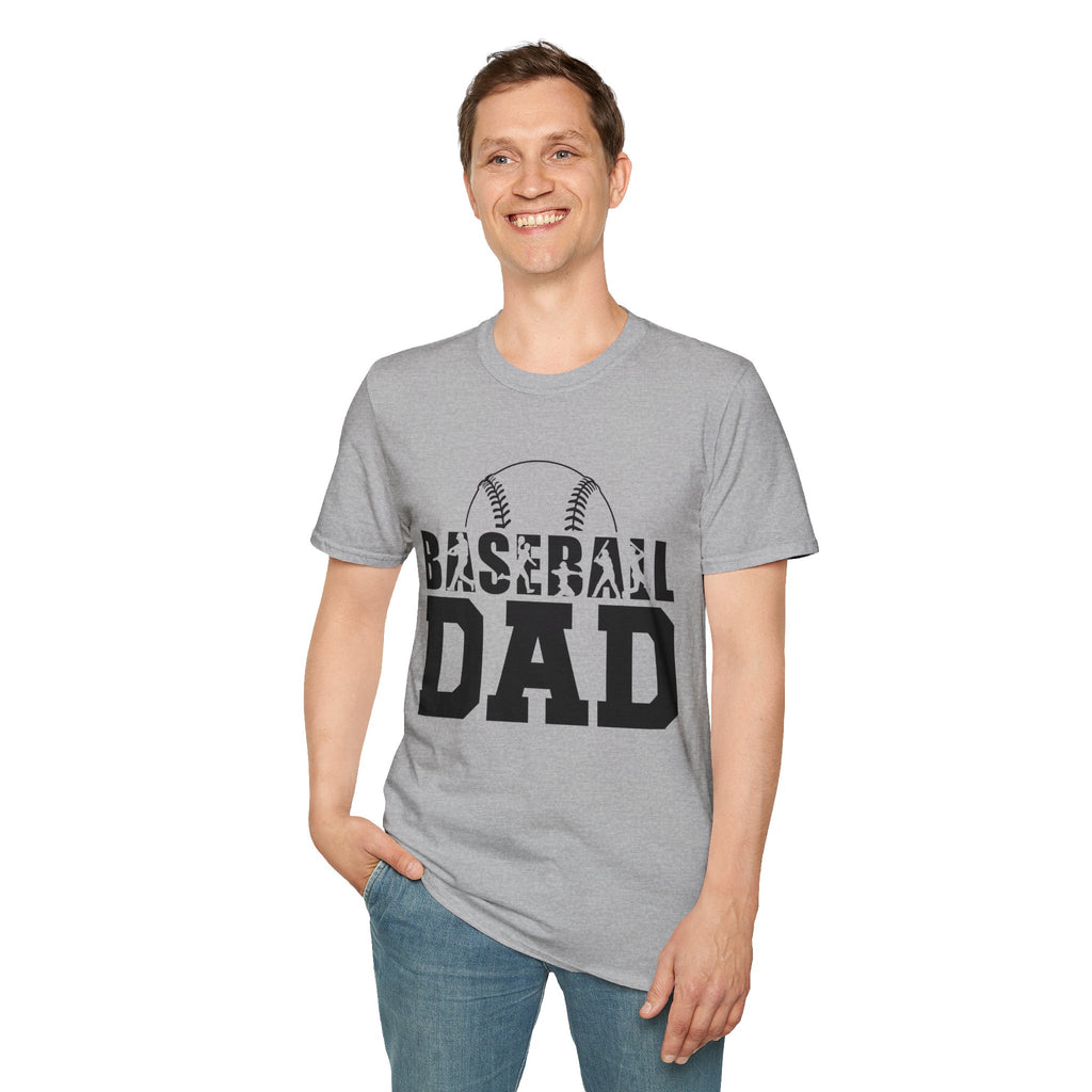Baseball Dad T-Shirt | Baseball Graphic, Sports Family Tee