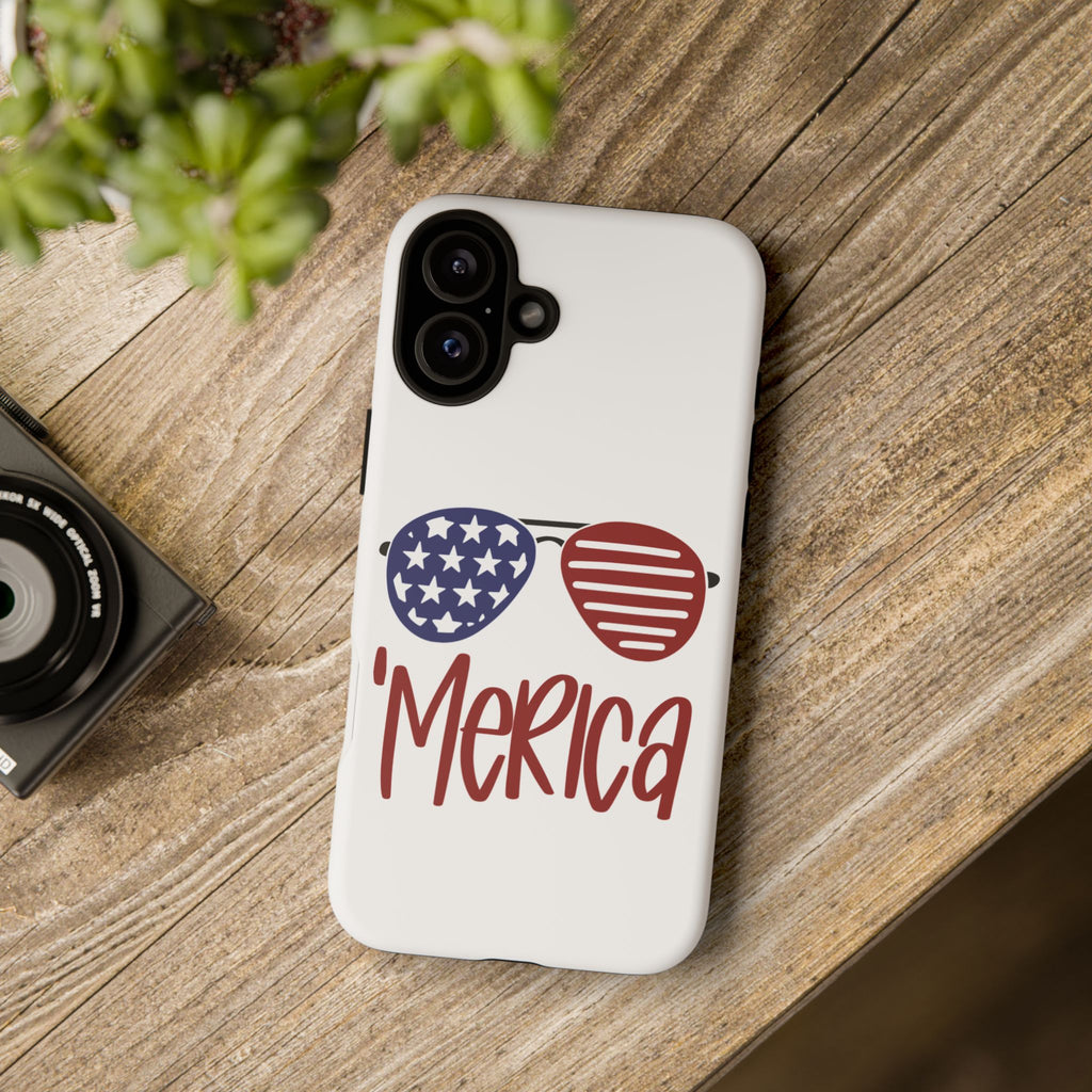 Merica Sunglasses Phone Case | American Flag Aviator Patriotic
