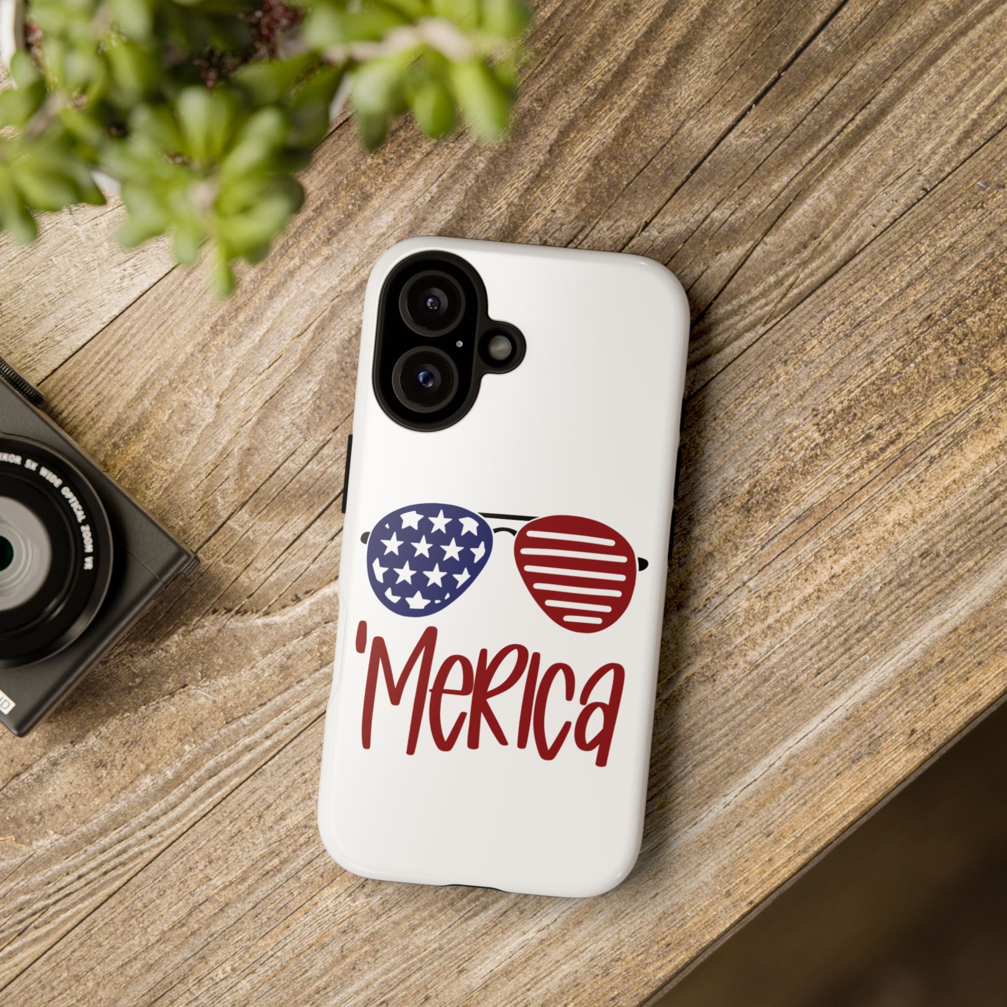 Merica Sunglasses Phone Case | American Flag Aviator Patriotic