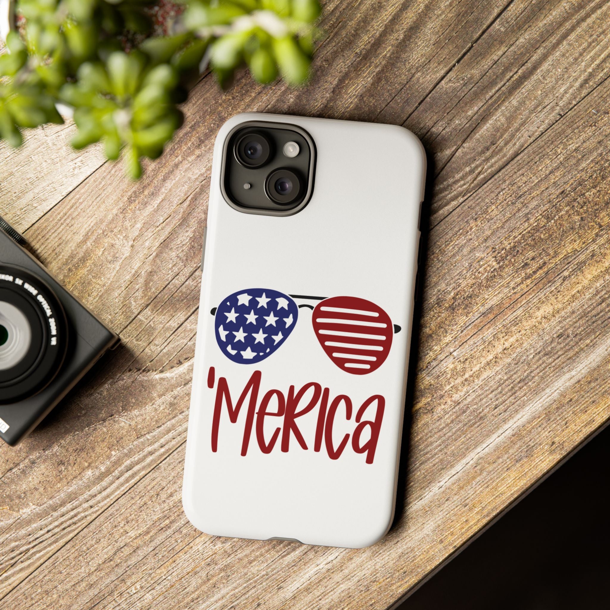 Merica Sunglasses Phone Case | American Flag Aviator Patriotic