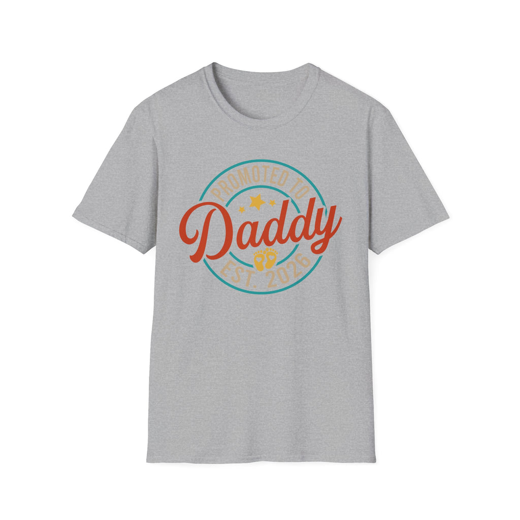 Promoted to Daddy T-Shirt | Baby Announcement Dad Shirt