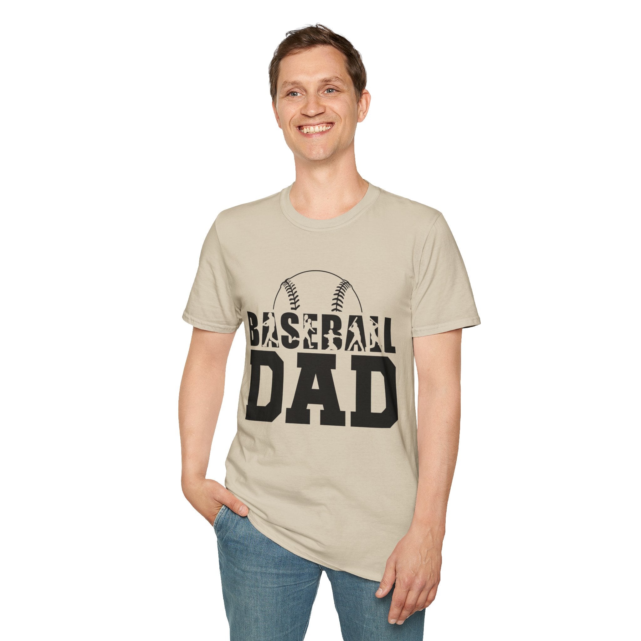 Baseball Dad T-Shirt | Baseball Graphic, Sports Family Tee