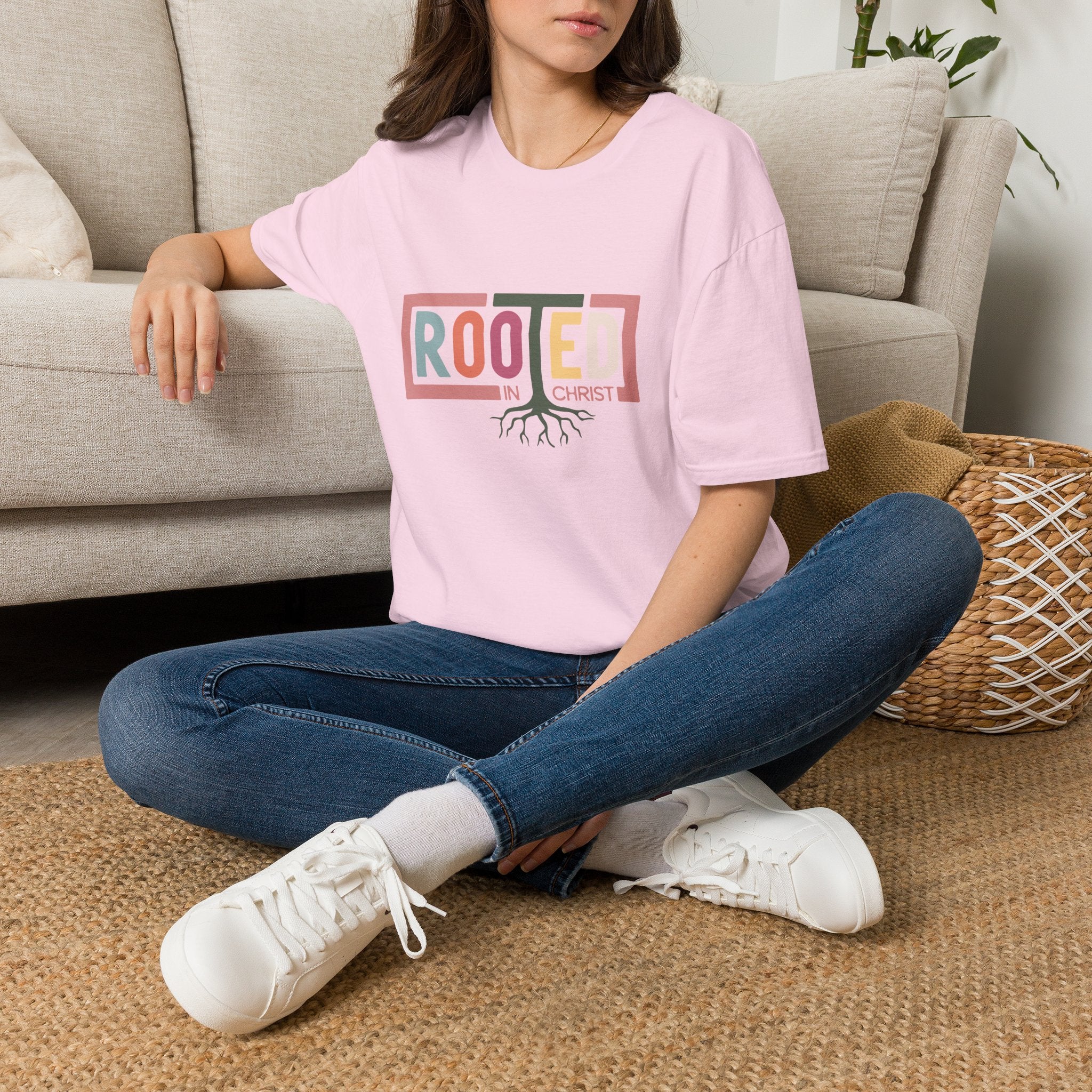 Rooted in Christ T-Shirt | Christian Faith Tee