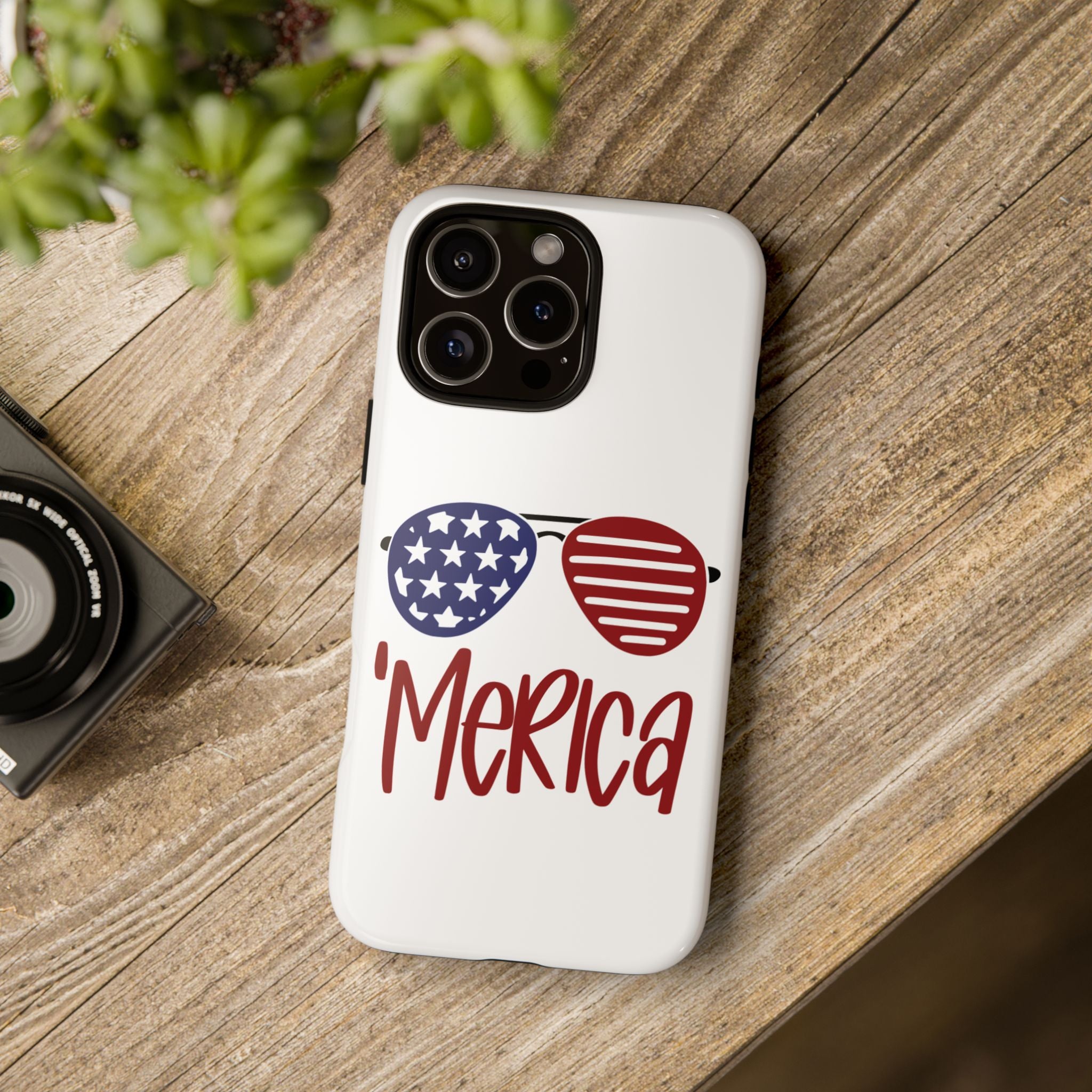 Merica Sunglasses Phone Case | American Flag Aviator Patriotic