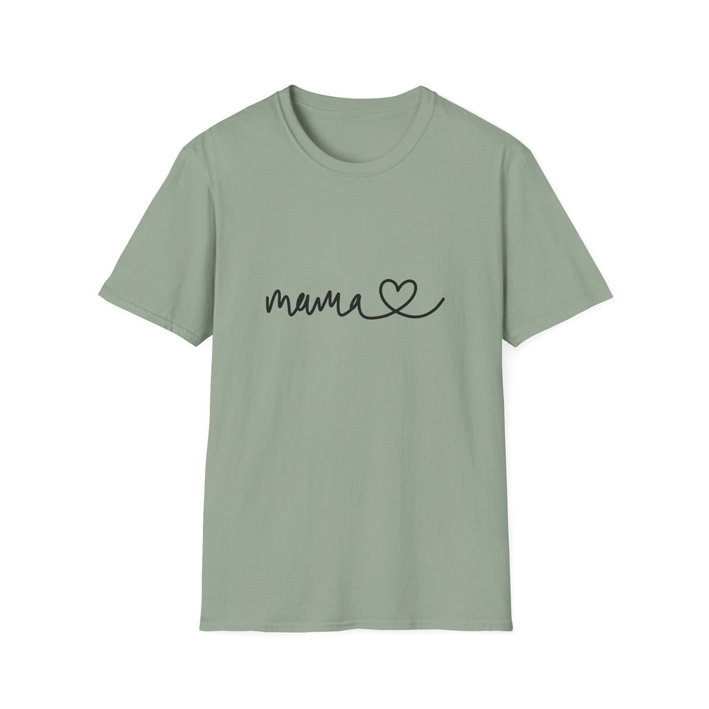 Mama Script Heart T-Shirt