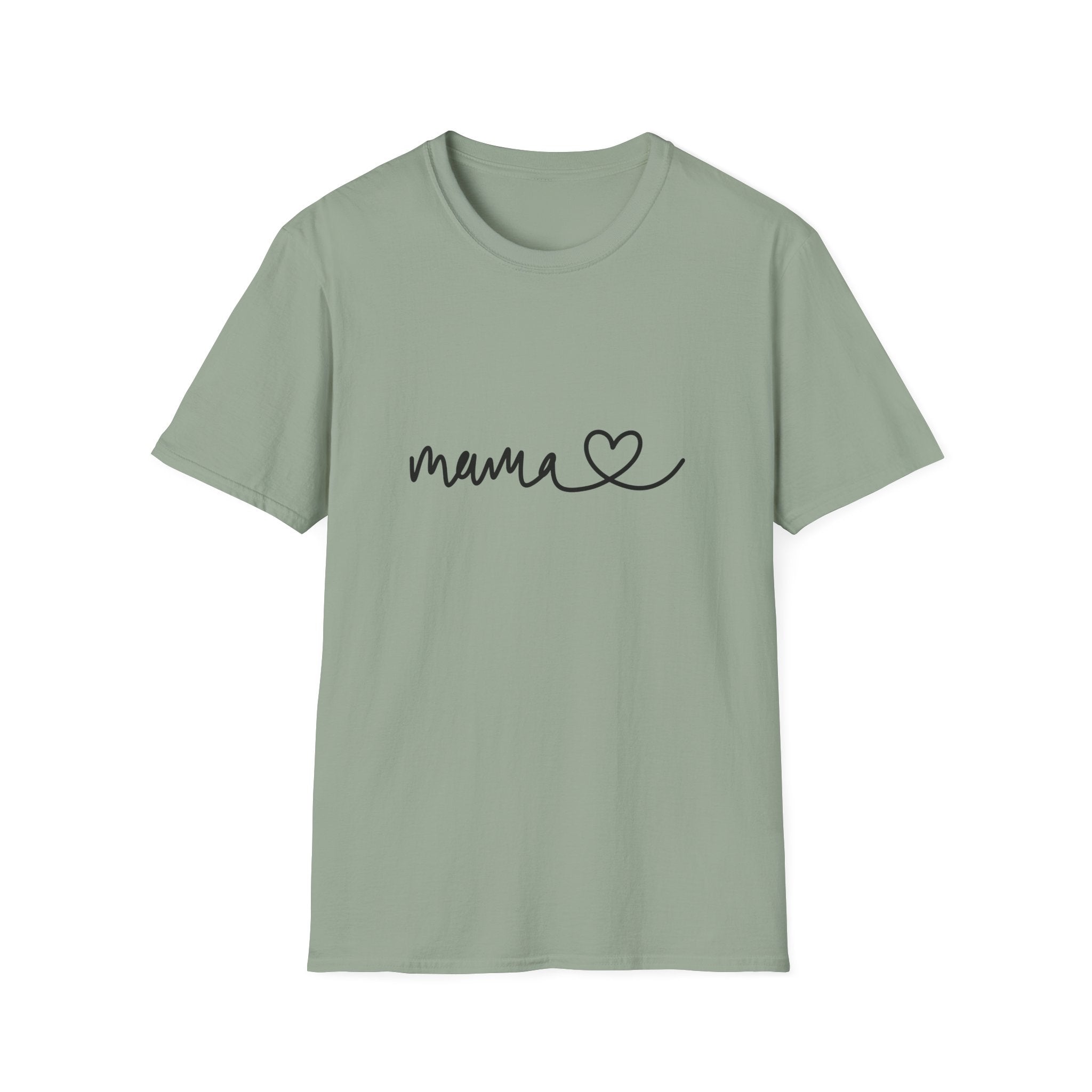Mama Script Heart T-Shirt
