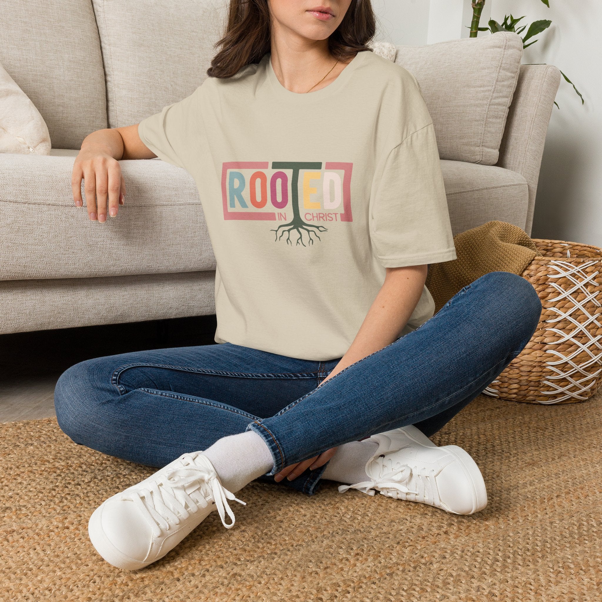 Rooted in Christ T-Shirt | Christian Faith Tee
