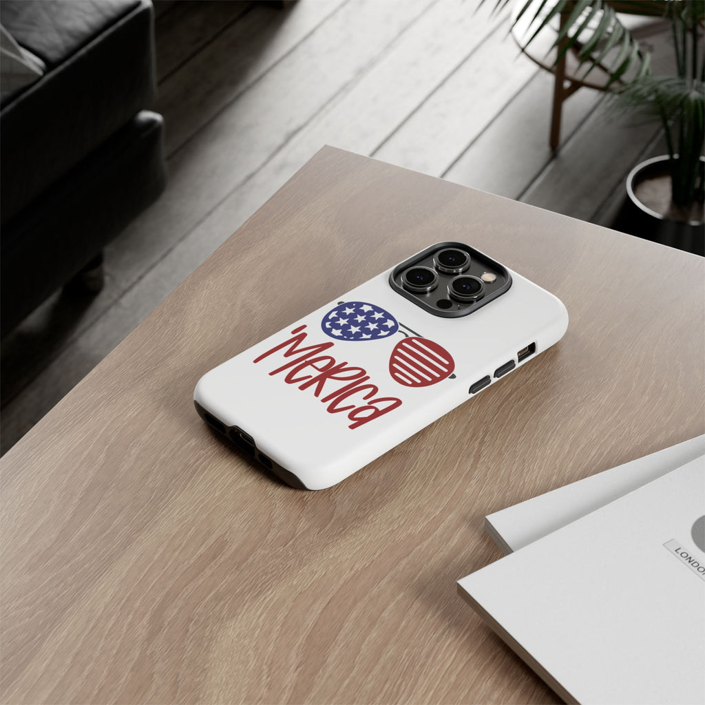 Merica Sunglasses Phone Case | American Flag Aviator Patriotic