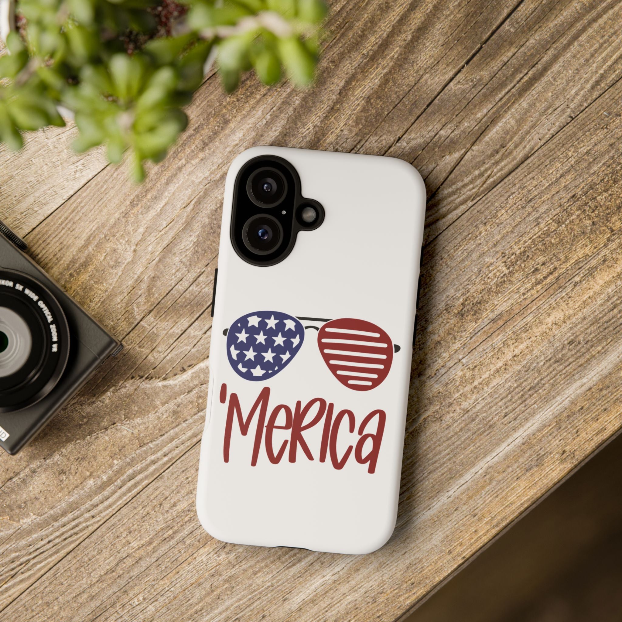 Merica Sunglasses Phone Case | American Flag Aviator Patriotic