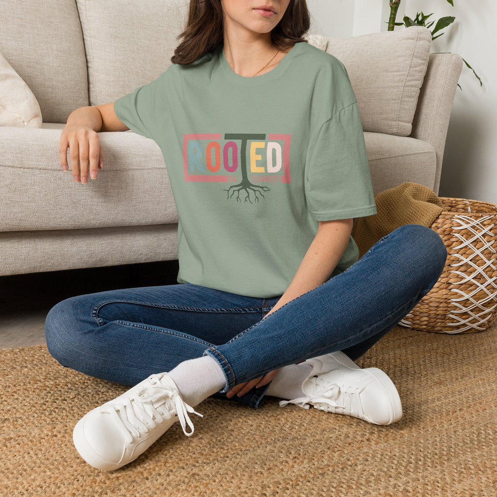 Rooted in Christ T-Shirt | Christian Faith Tee