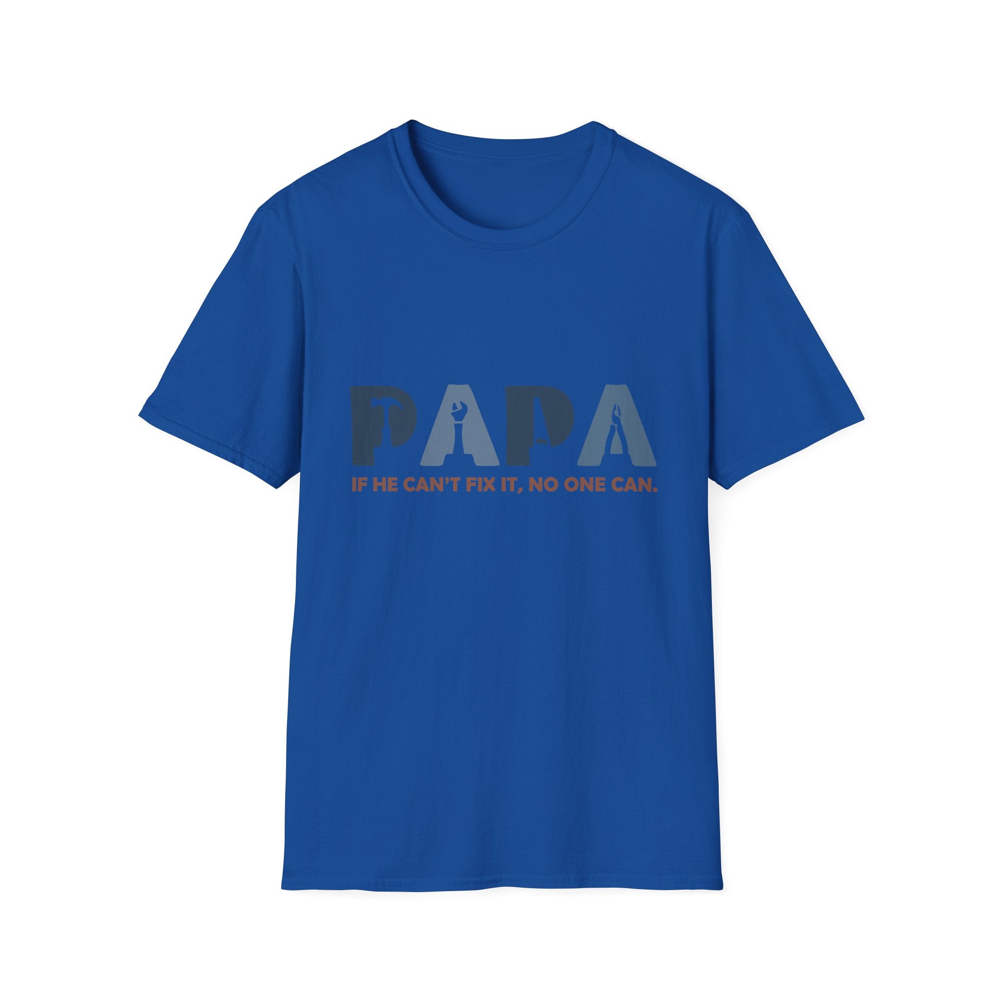 PAPA tool silhouette shirt | If he can't fix it, no one can T-Shirt