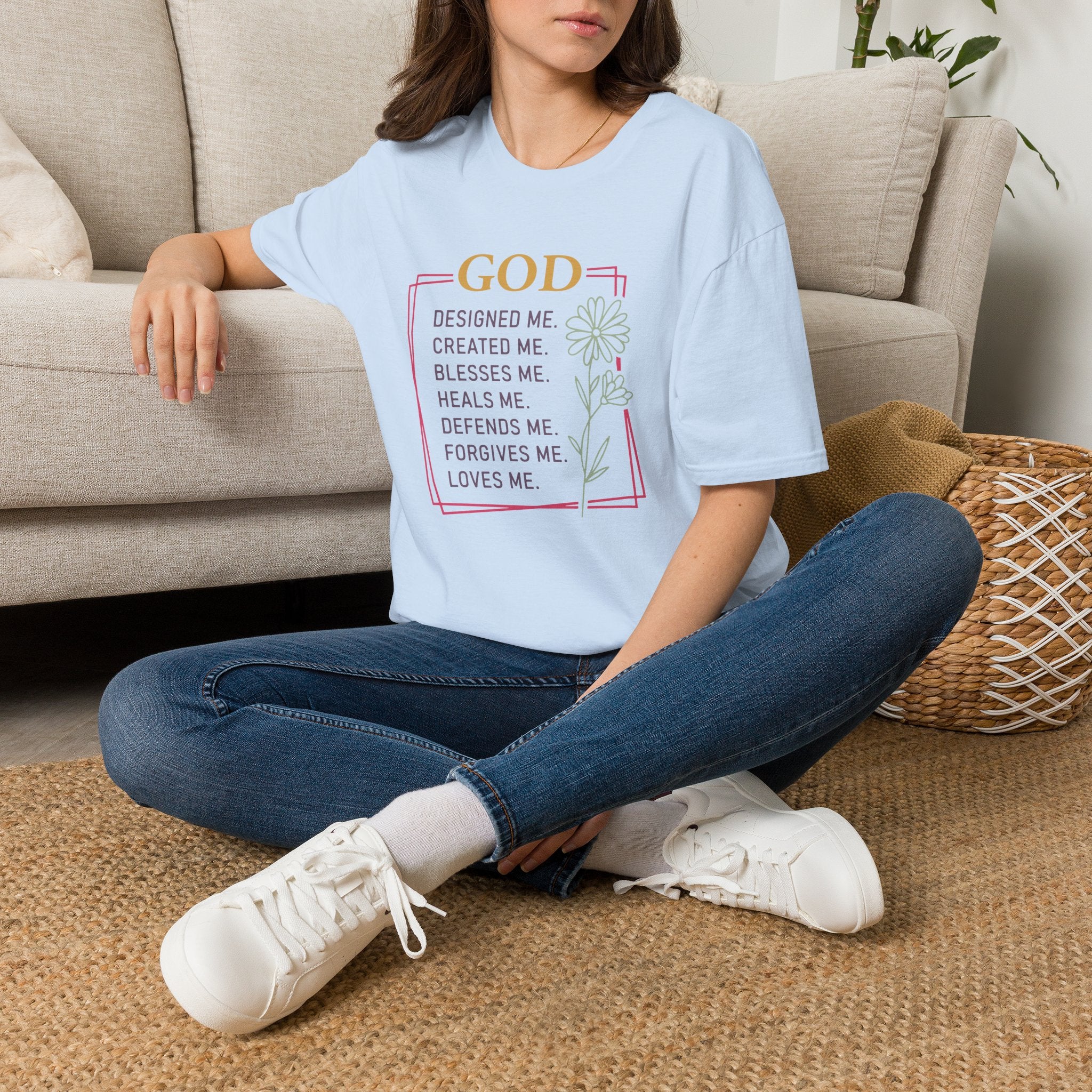 God Designed Me Created Me Blesses Me T-Shirt
