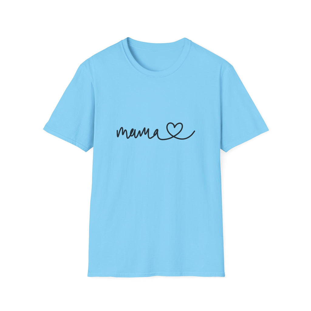 Mama Script Heart T-Shirt