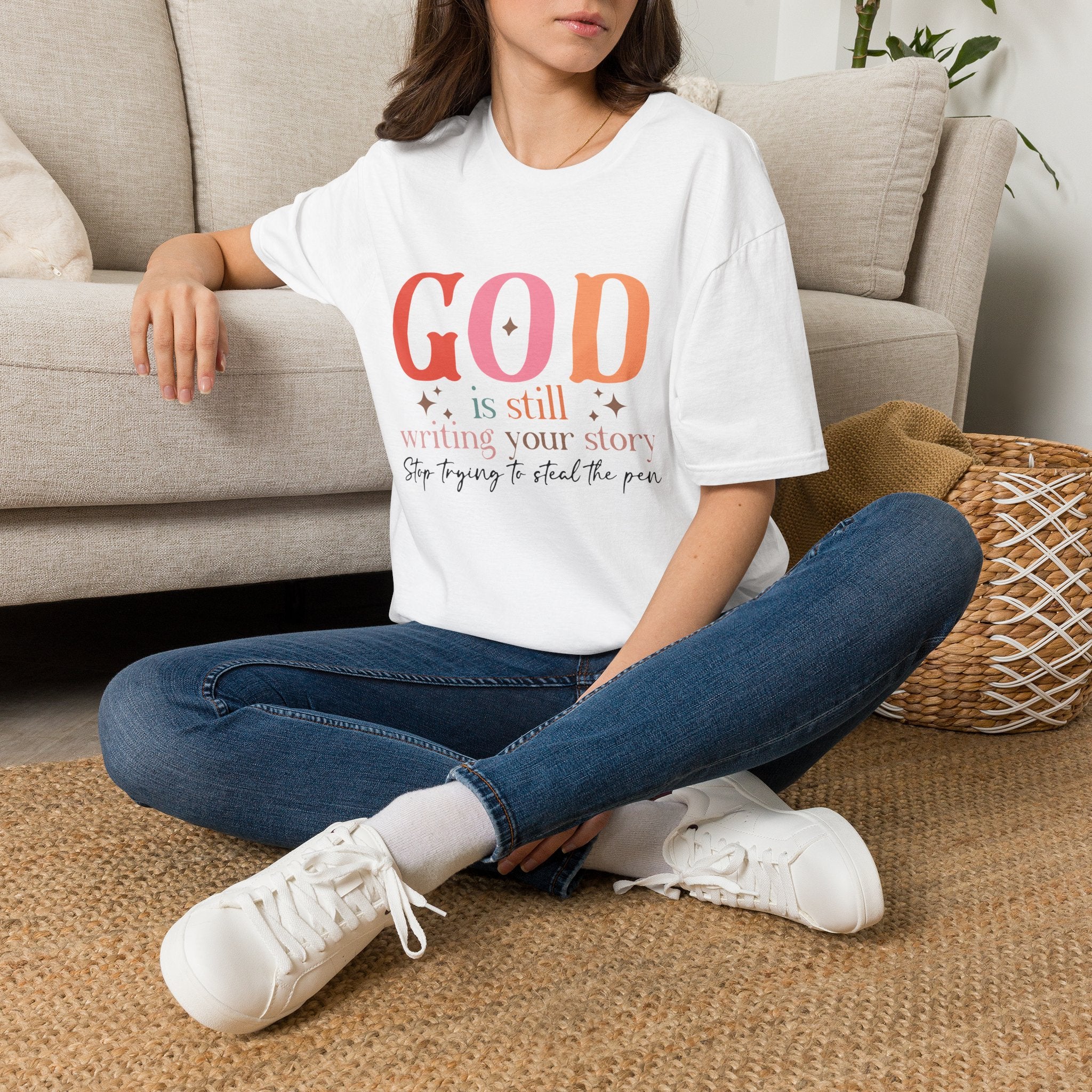 God is Still Writing Your Story T-Shirt | Inspirational Christian Tee