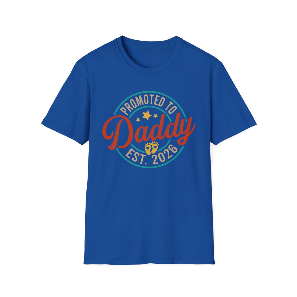 Promoted to Daddy T-Shirt | Baby Announcement Dad Shirt