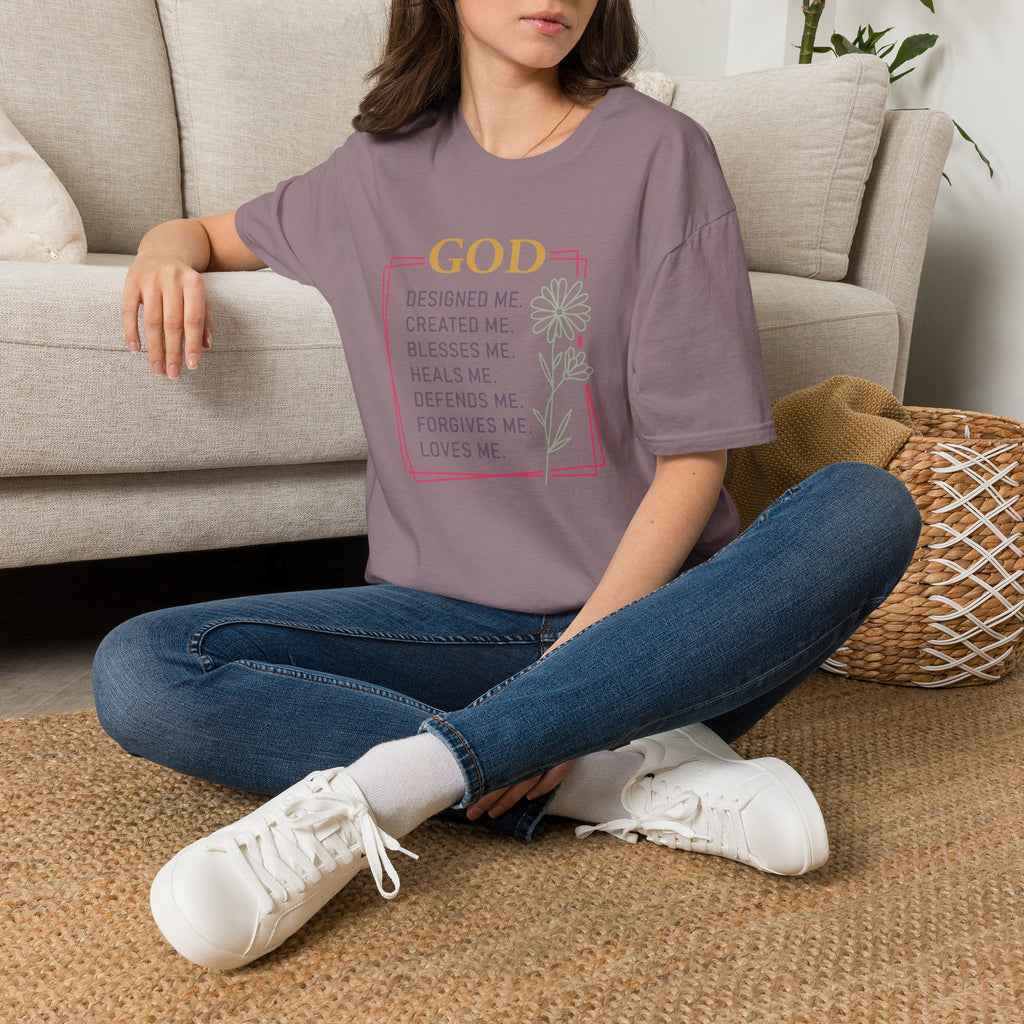 God Designed Me Created Me Blesses Me T-Shirt