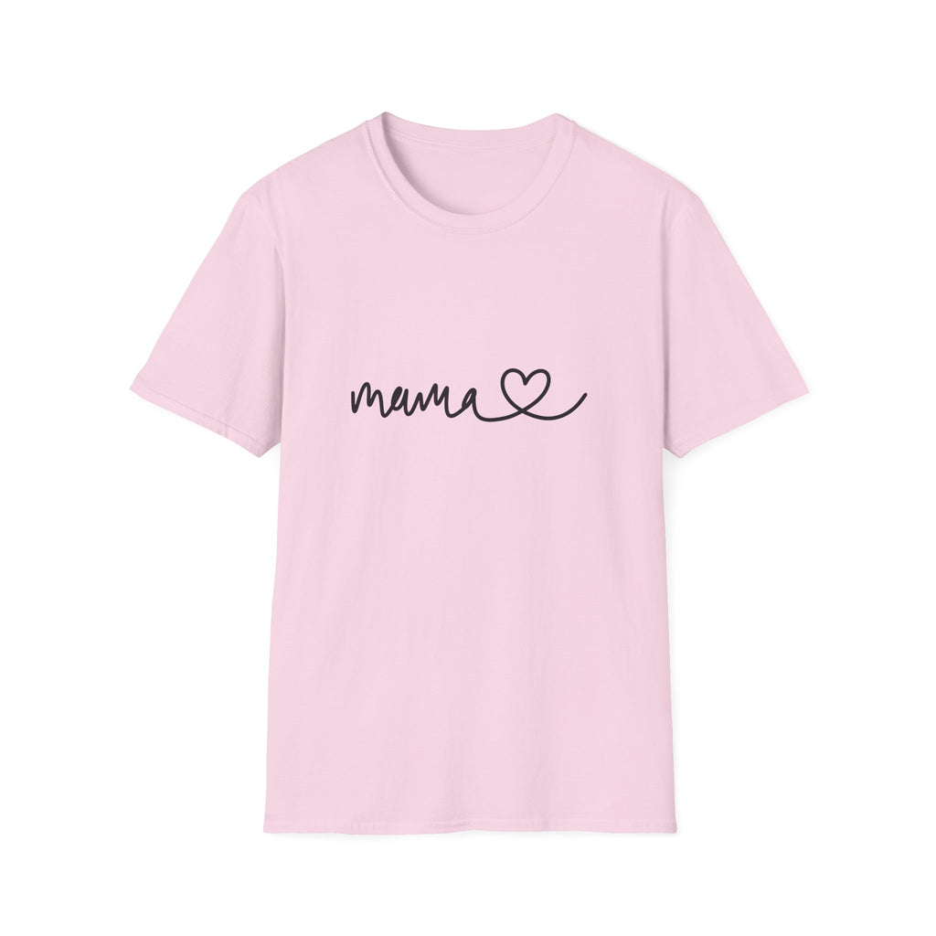 Mama Script Heart T-Shirt