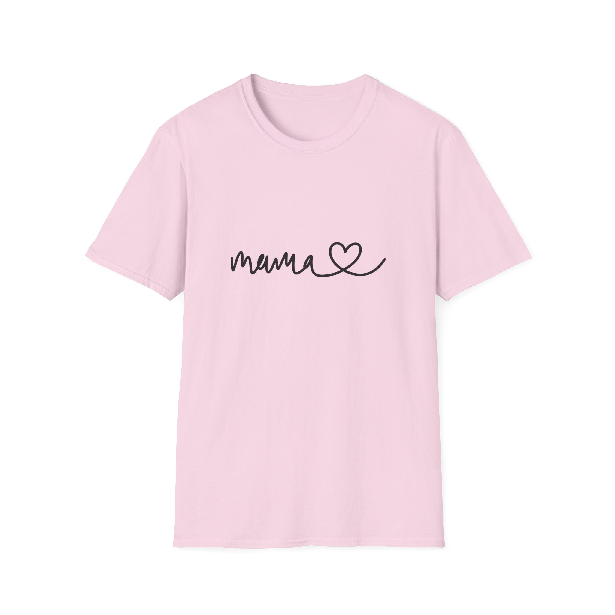 Mama Script Heart T-Shirt