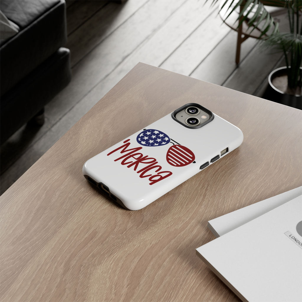 Merica Sunglasses Phone Case | American Flag Aviator Patriotic