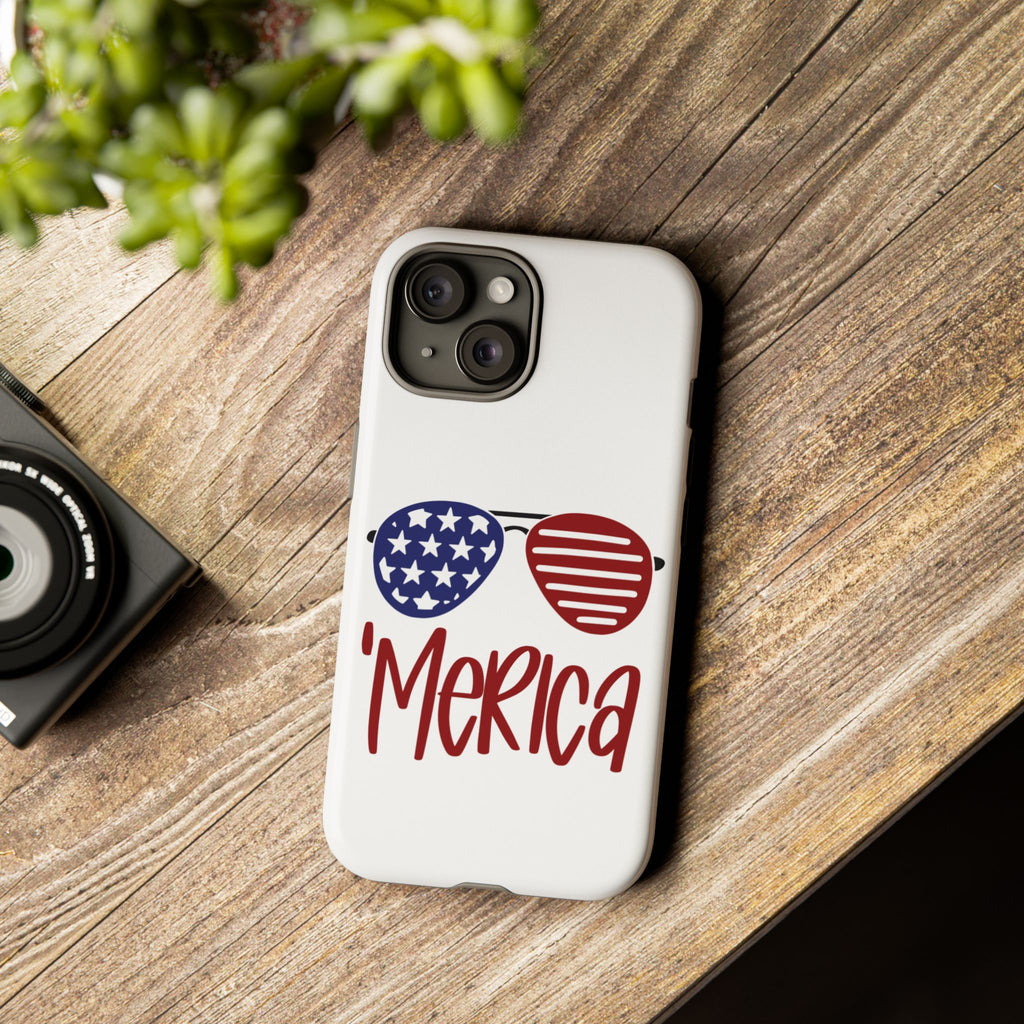 Merica Sunglasses Phone Case | American Flag Aviator Patriotic