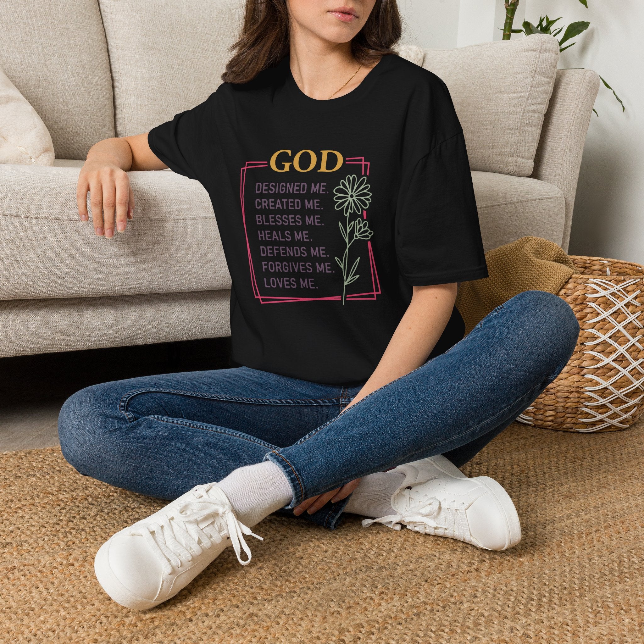 God Designed Me Created Me Blesses Me T-Shirt