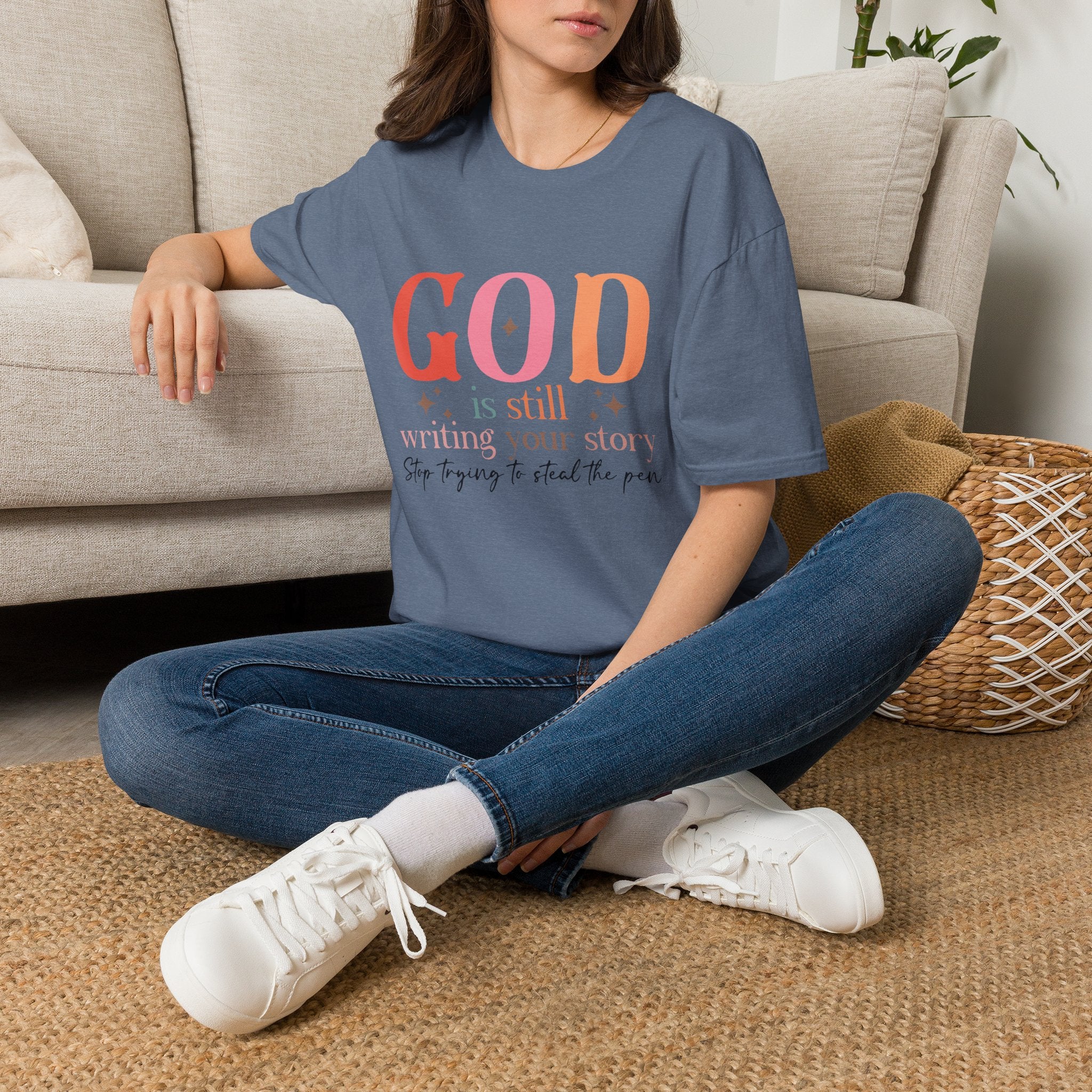 God is Still Writing Your Story T-Shirt | Inspirational Christian Tee
