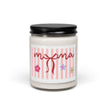 Mama Script Ribbon Floral Candle | 9oz Soy Candle