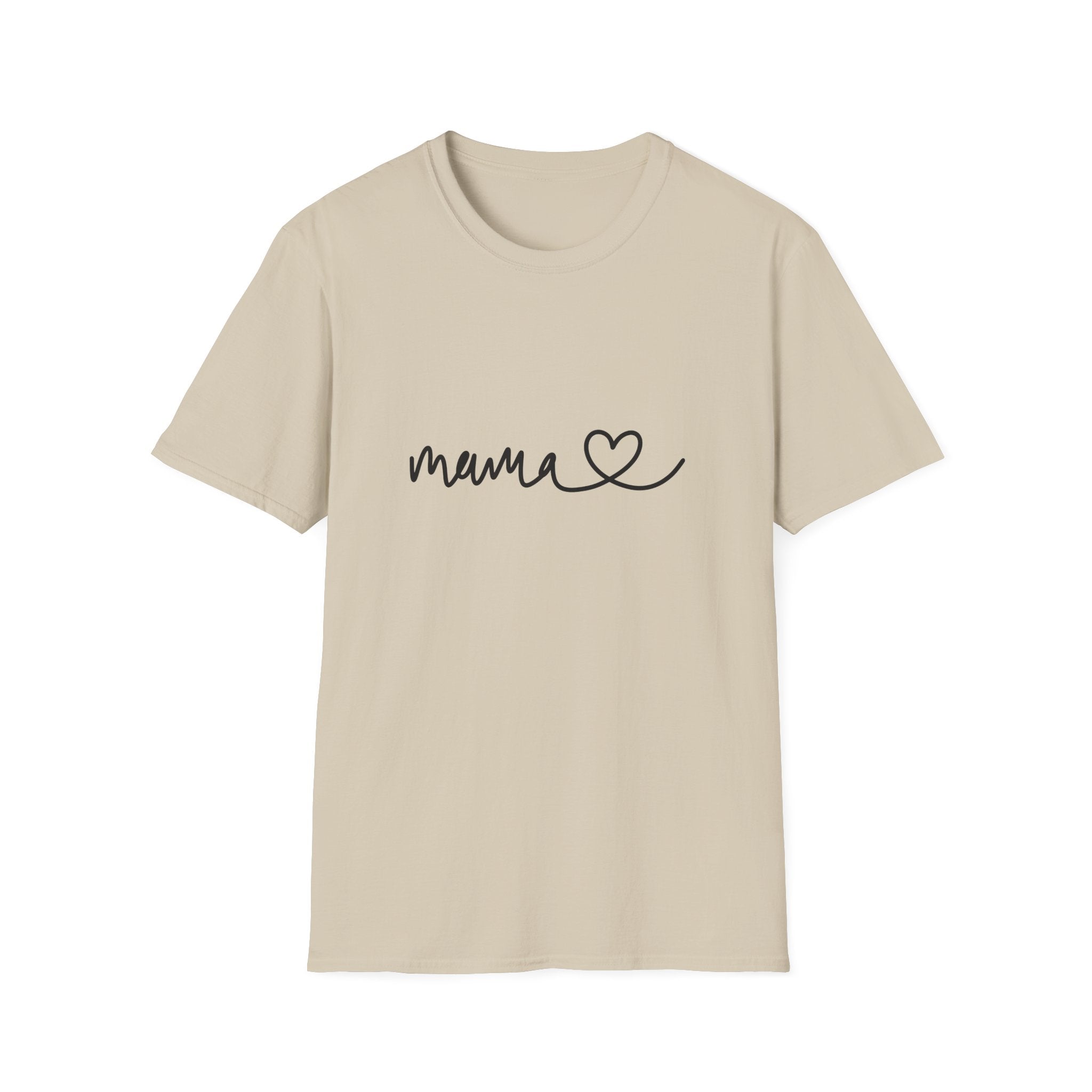 Mama Script Heart T-Shirt