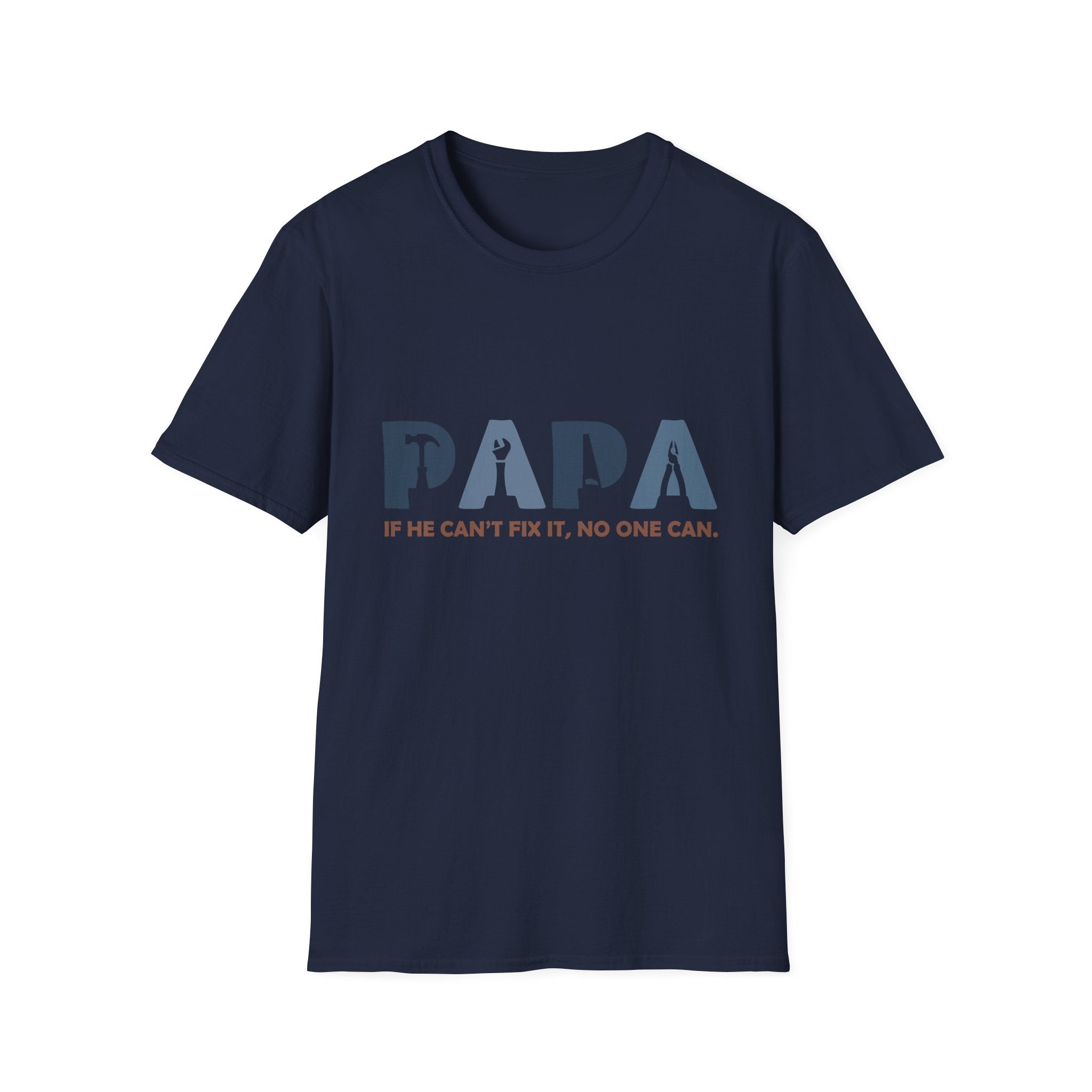 PAPA tool silhouette shirt | If he can't fix it, no one can T-Shirt